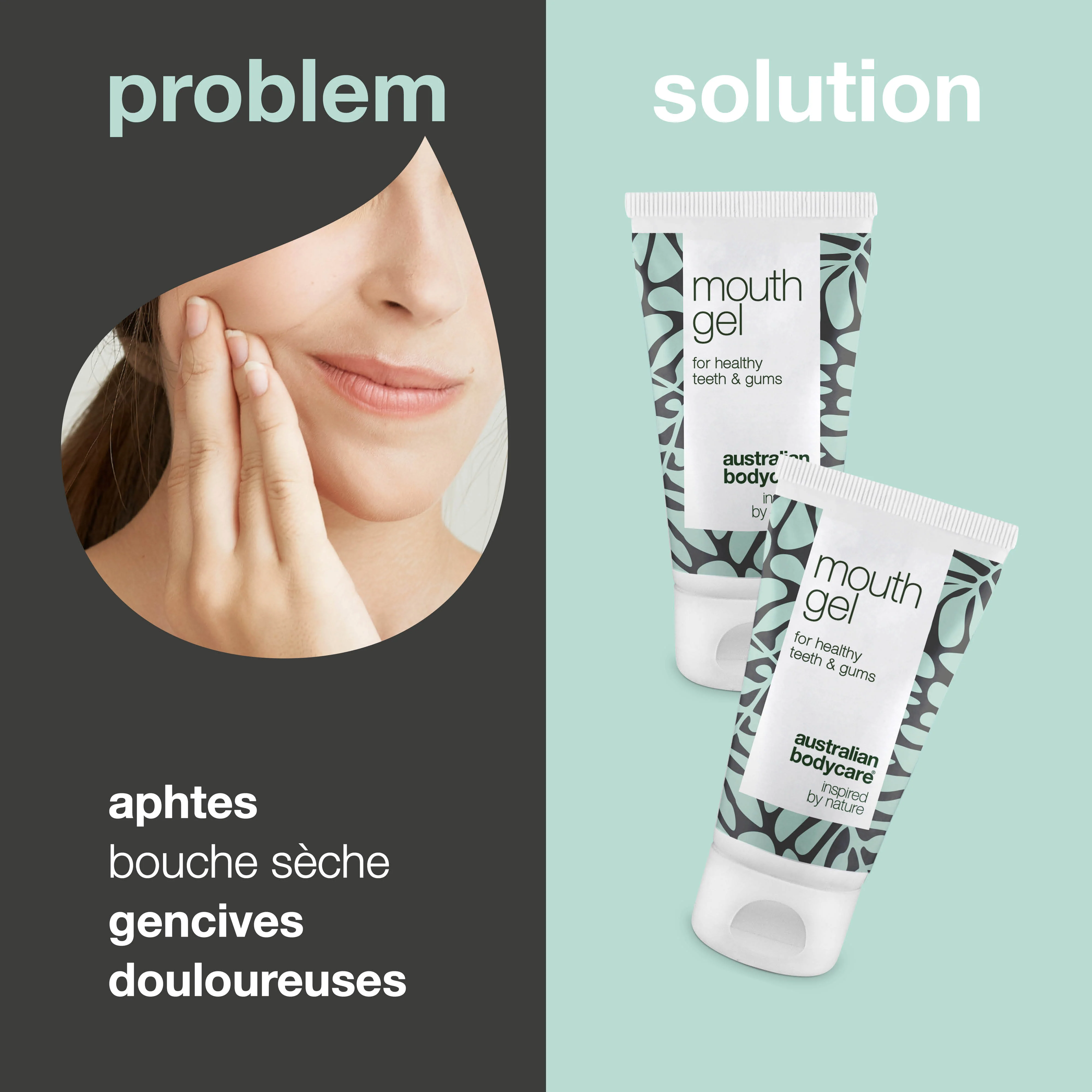 2 gels buccaux pour les aphtes & mycoses buccal — Pour le soin quotidien des gencives douloureuses, des saignements et des mycoses - Image 2