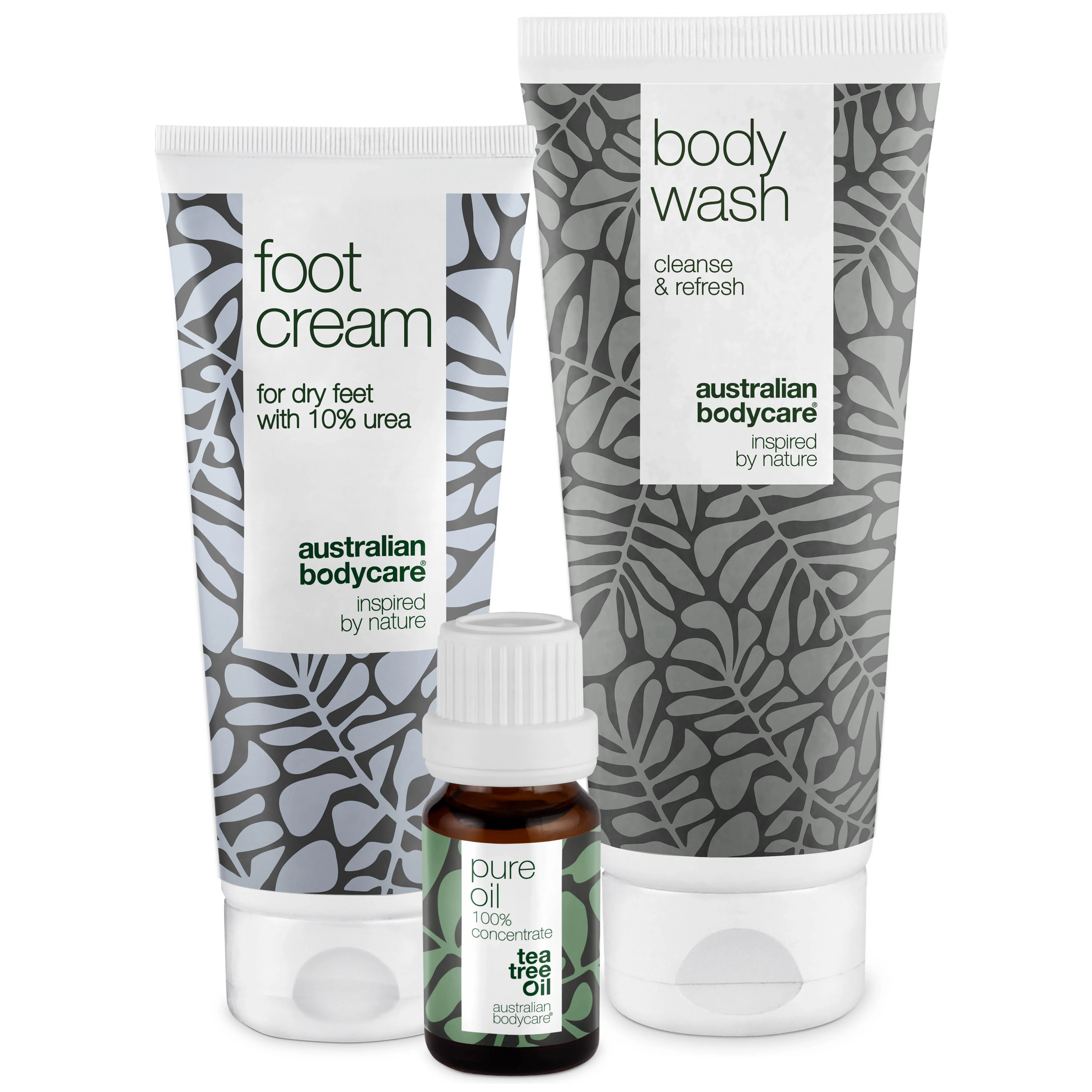 Kit de 3 produits pour les callosités des pieds et talons secs — Contrecarre et prévient les fissures du talon et les callosités sur les pieds