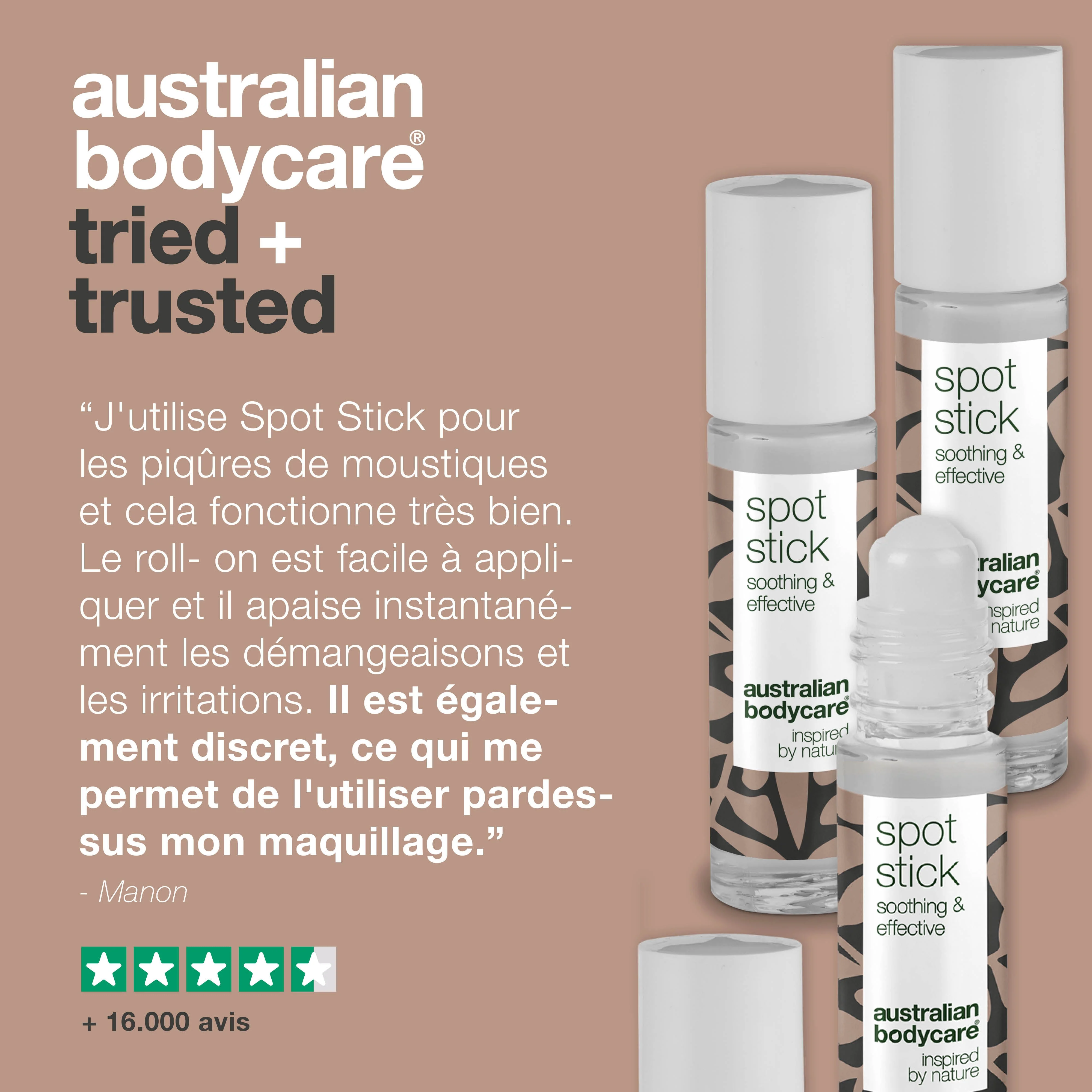 3x spot sticks pour les piqûres de moustiques — Roll—on stick pratique contre les bactéries et l'irritation des piqûres d'insectes - Image 5