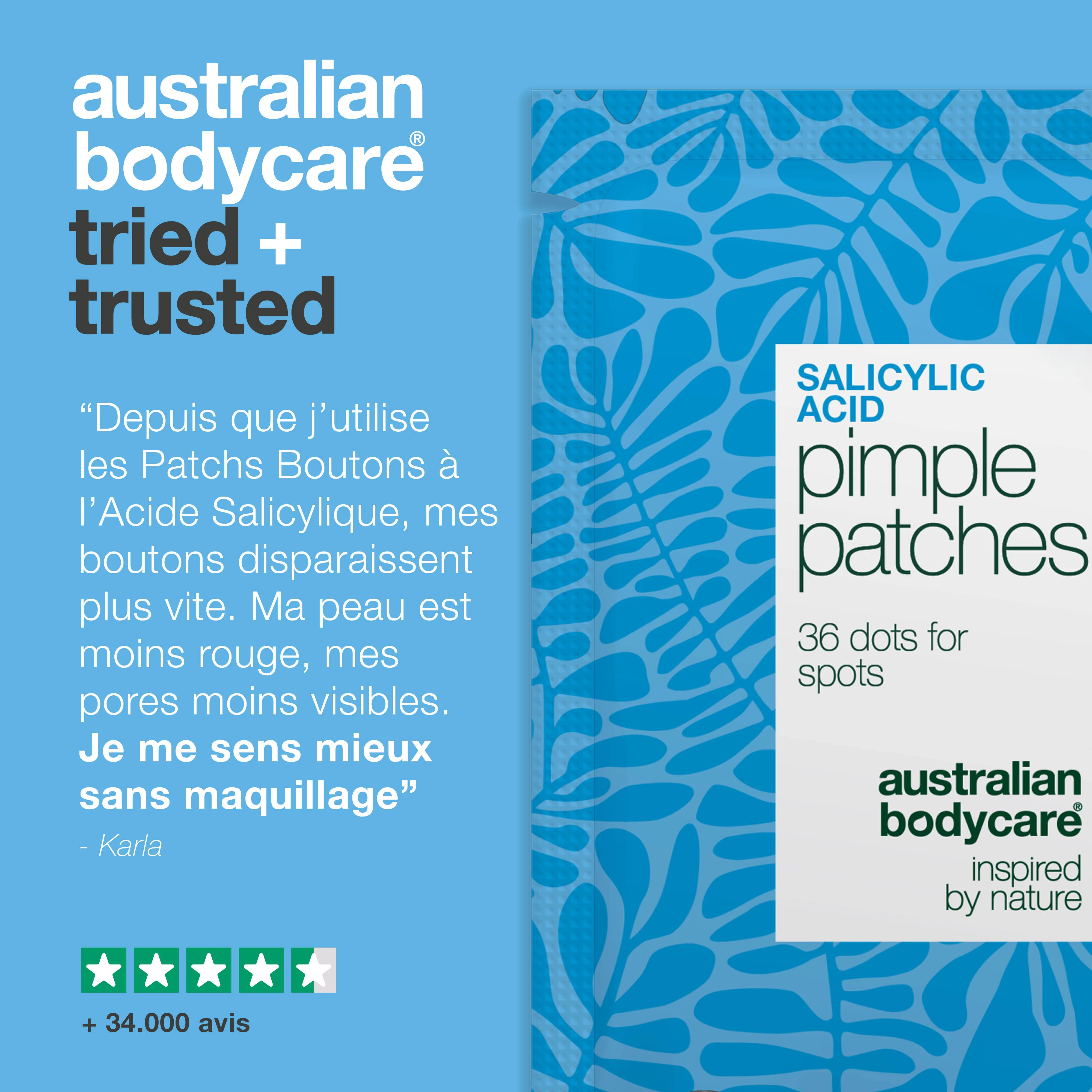 Patchs boutons acide salicylique pour peau grasse et pores — Patchs boutons pour peau grasse et pores bouchés. Avec acide salicylique, thé vert et acide hyaluronique. - Image 5