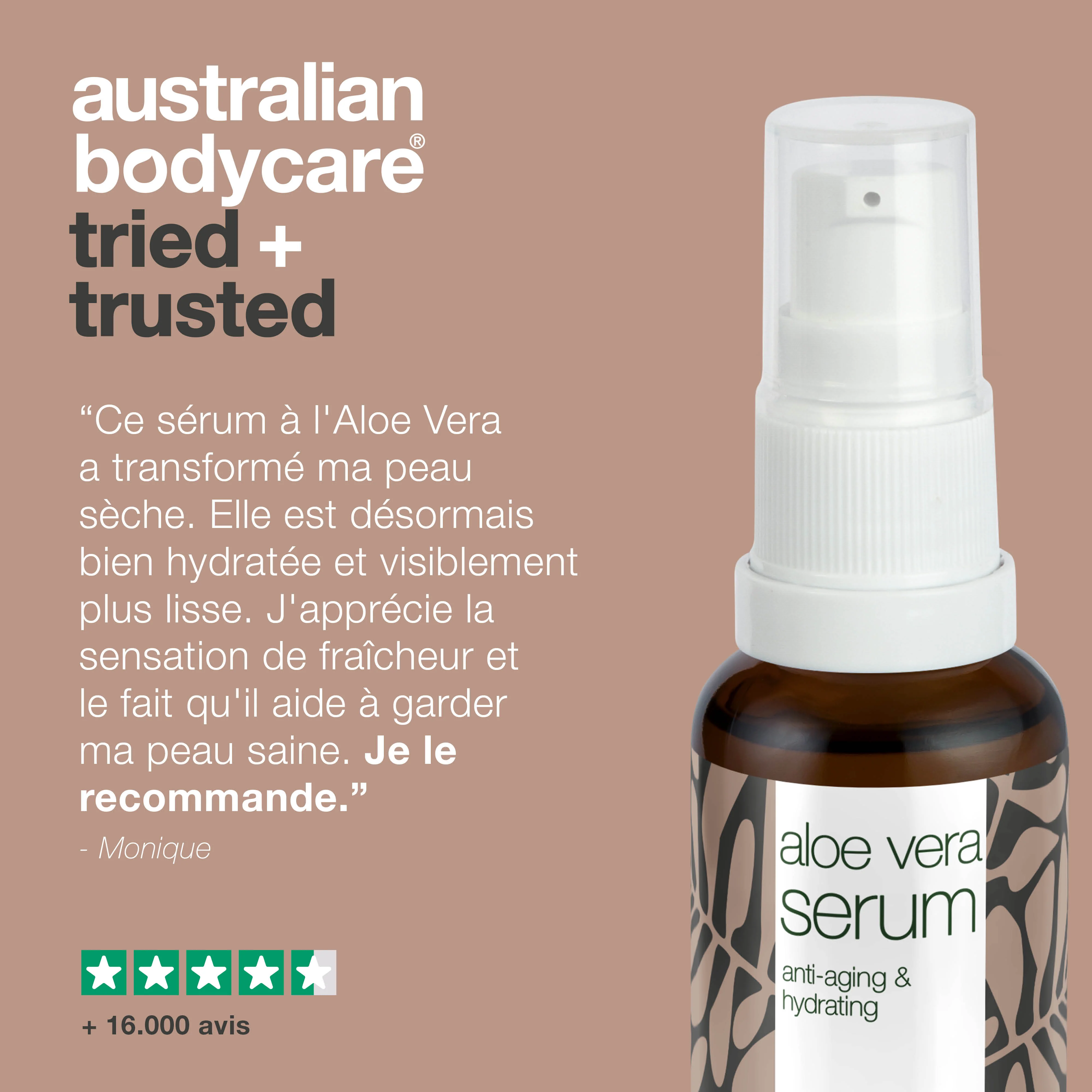 Sérum Aloe Vera & Vitamine E – Réduit les rides & hydrate — Sérum Aloe Vera & Vitamine E réduit les ridules et nourrit. Formulé avec acide hyaluronique et vitamine E pour une hydratation intense. - Image 5