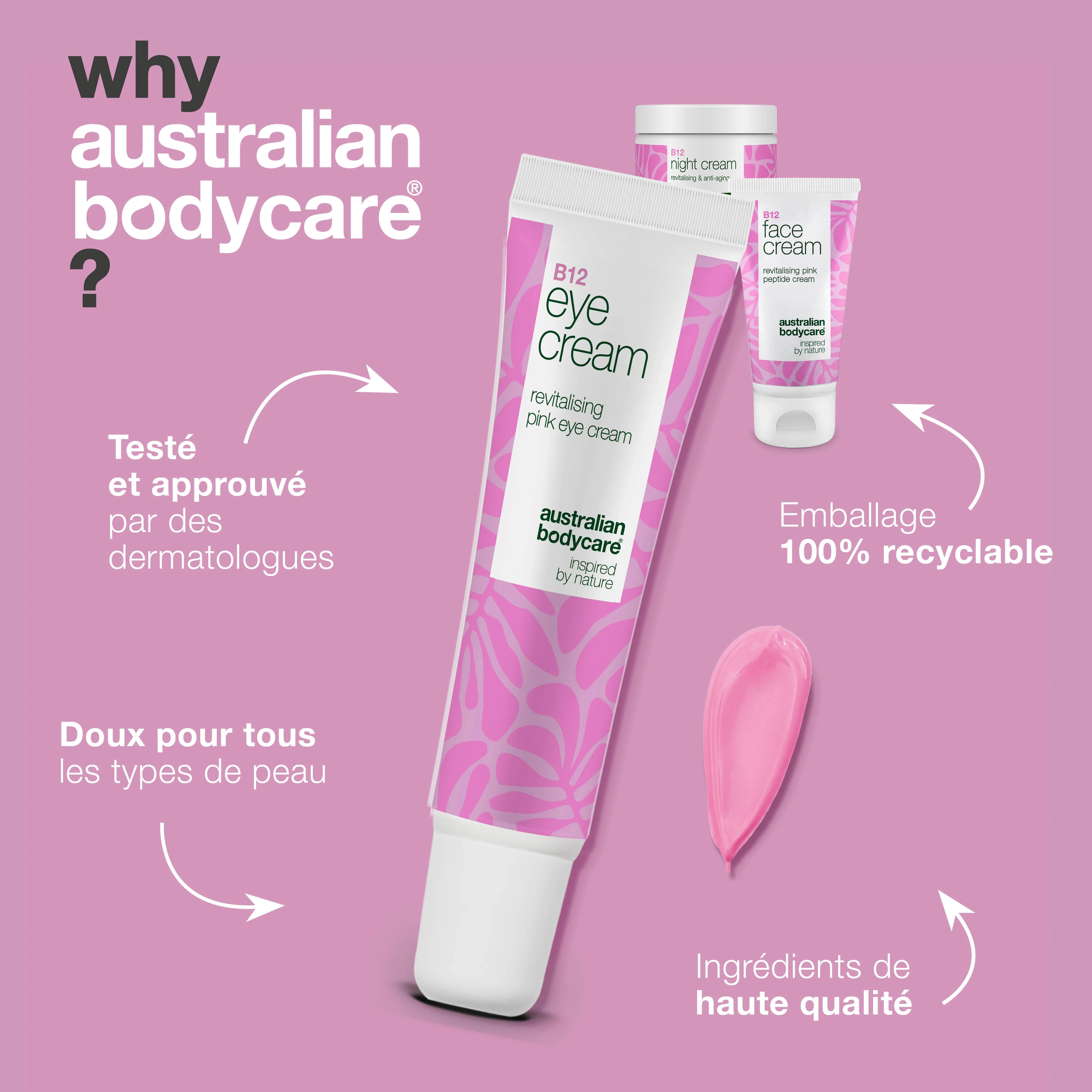 Coffret de Soin B12 pour Poches et Cernes sous les Yeux — Efficace contre les cernes et poches, le set B12 illumine et hydrate le contour des yeux. - Image 4