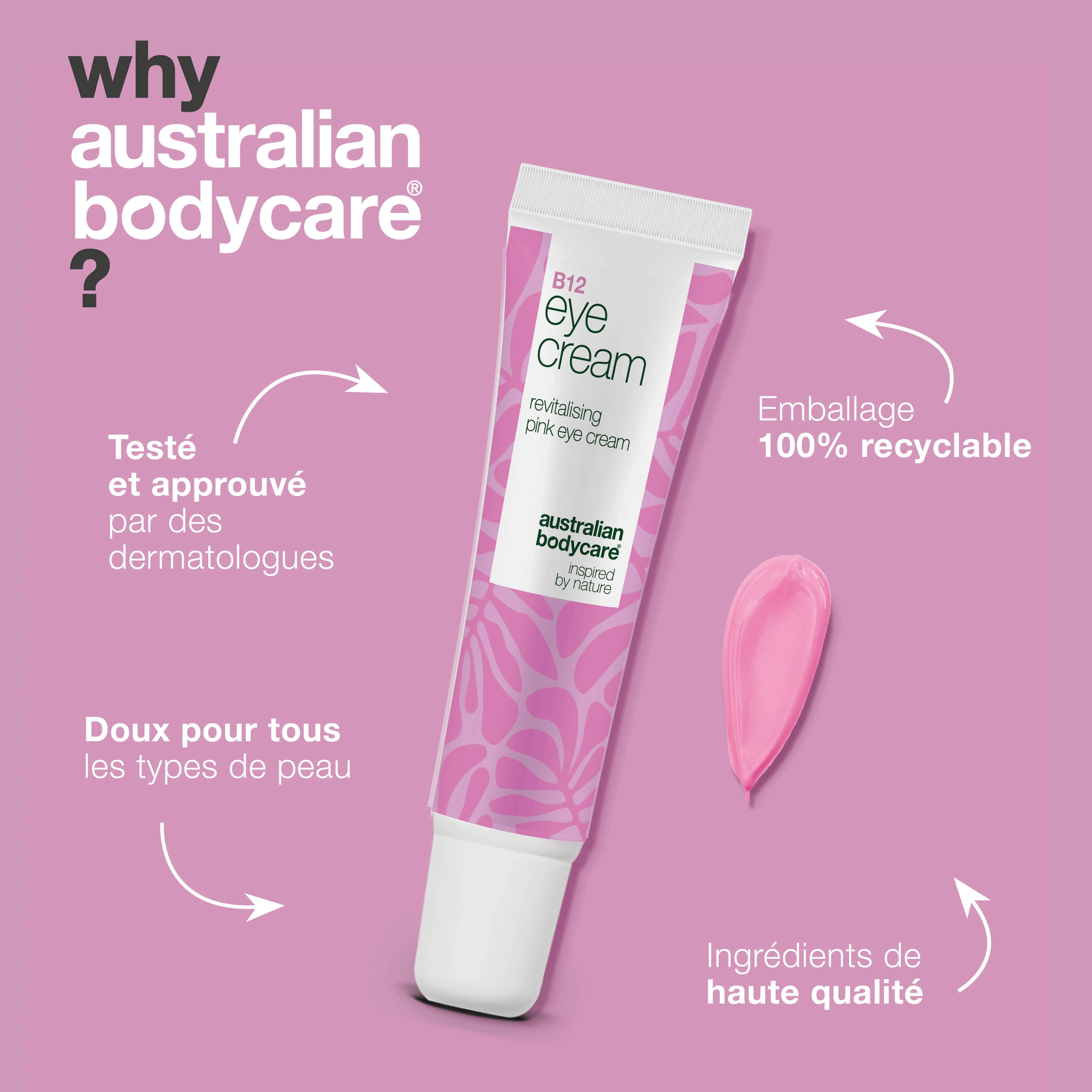 Crème yeux B12 contre poches, cernes et ridules — Crème yeux B12 qui réduit efficacement poches, cernes et ridules. Hydratante et raffermissante. - Image 4