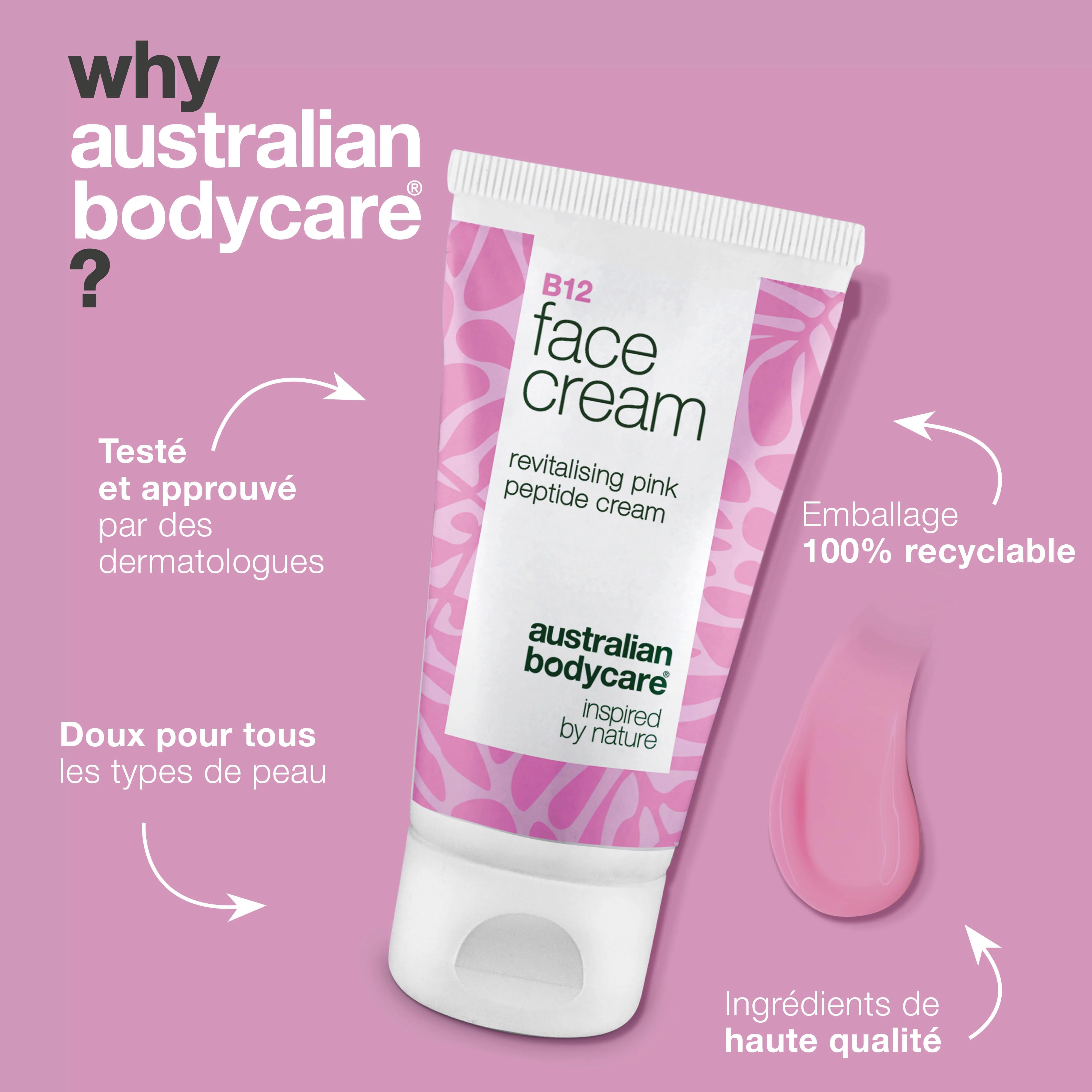 Crème Visage B12 – Hydratation Renouvelée et Éclat Naturel — Crème anti-âge à la vitamine B12 qui réduit les rides, restaure l'hydratation et offre un éclat naturel à votre peau. - Image 4