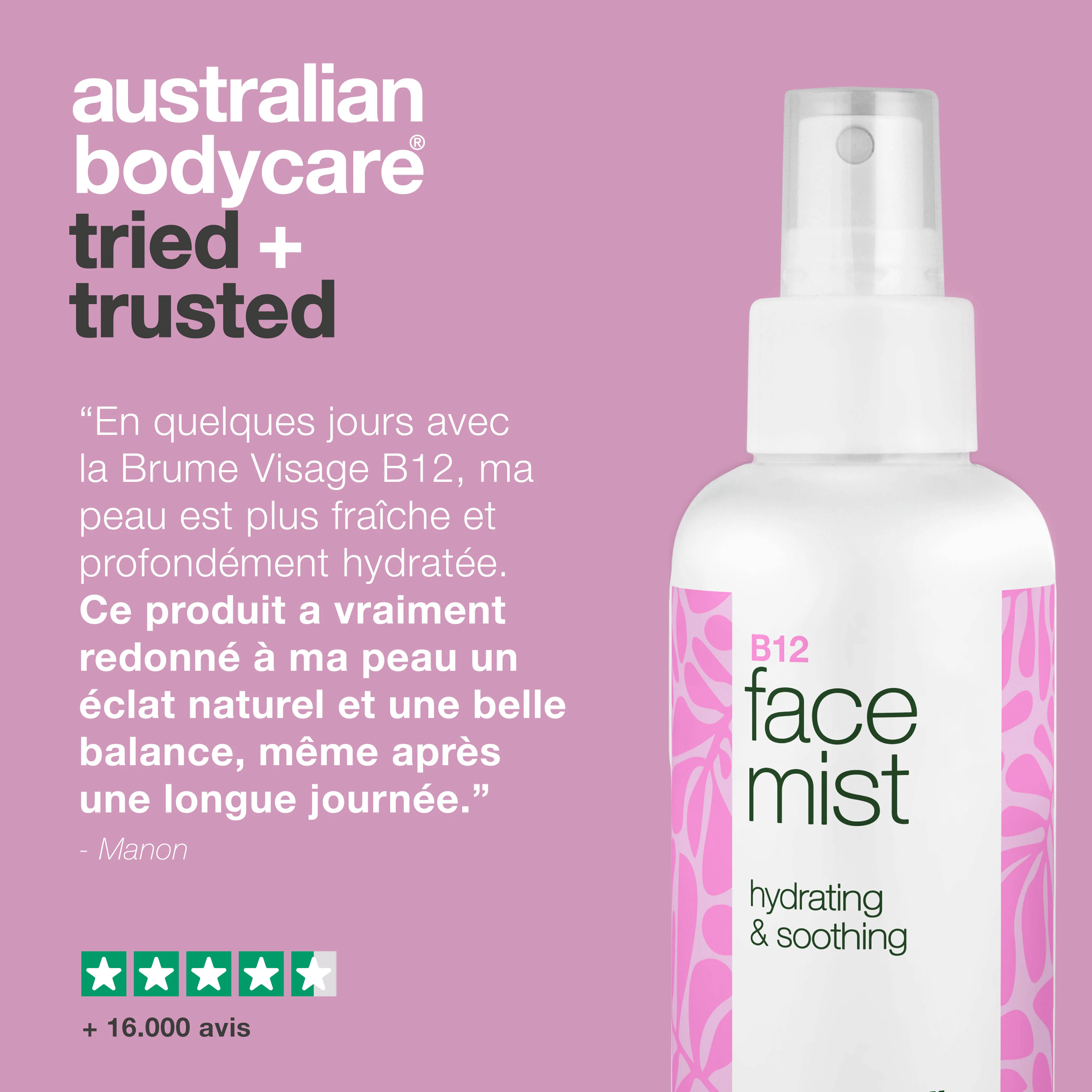 Brume Visage B12 – Hydratation pour une Peau Éclatante — La brume B12 hydrate et rafraîchit la peau. Idéale au quotidien ou pour un coup de frais rapide. - Image 5
