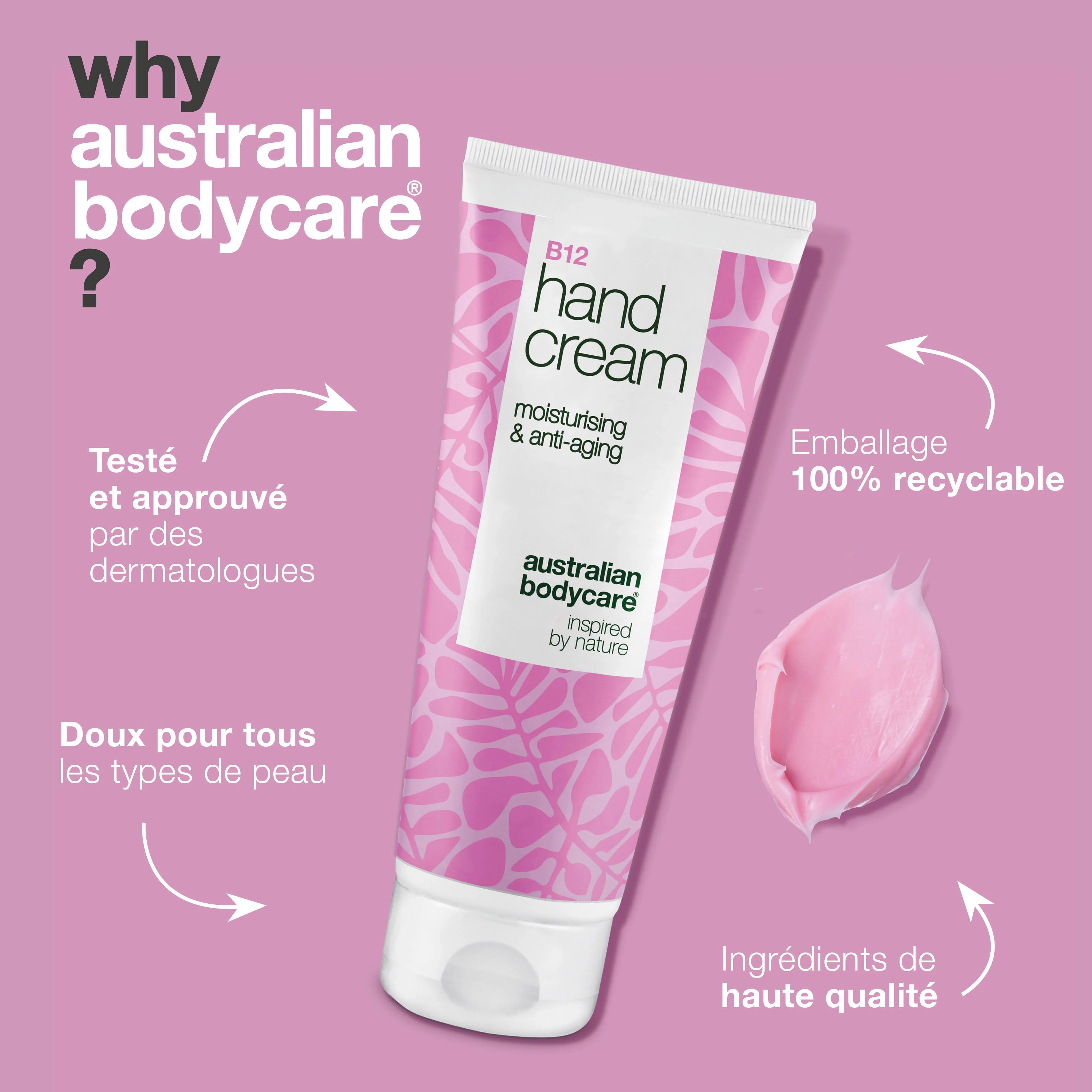 Crème Mains B12 pour mains sèches et ridées – Hydratation — Obtenez des mains lisses avec la Crème Mains B12. Réduit sécheresse et rides grâce à une hydratation intense. - Image 4