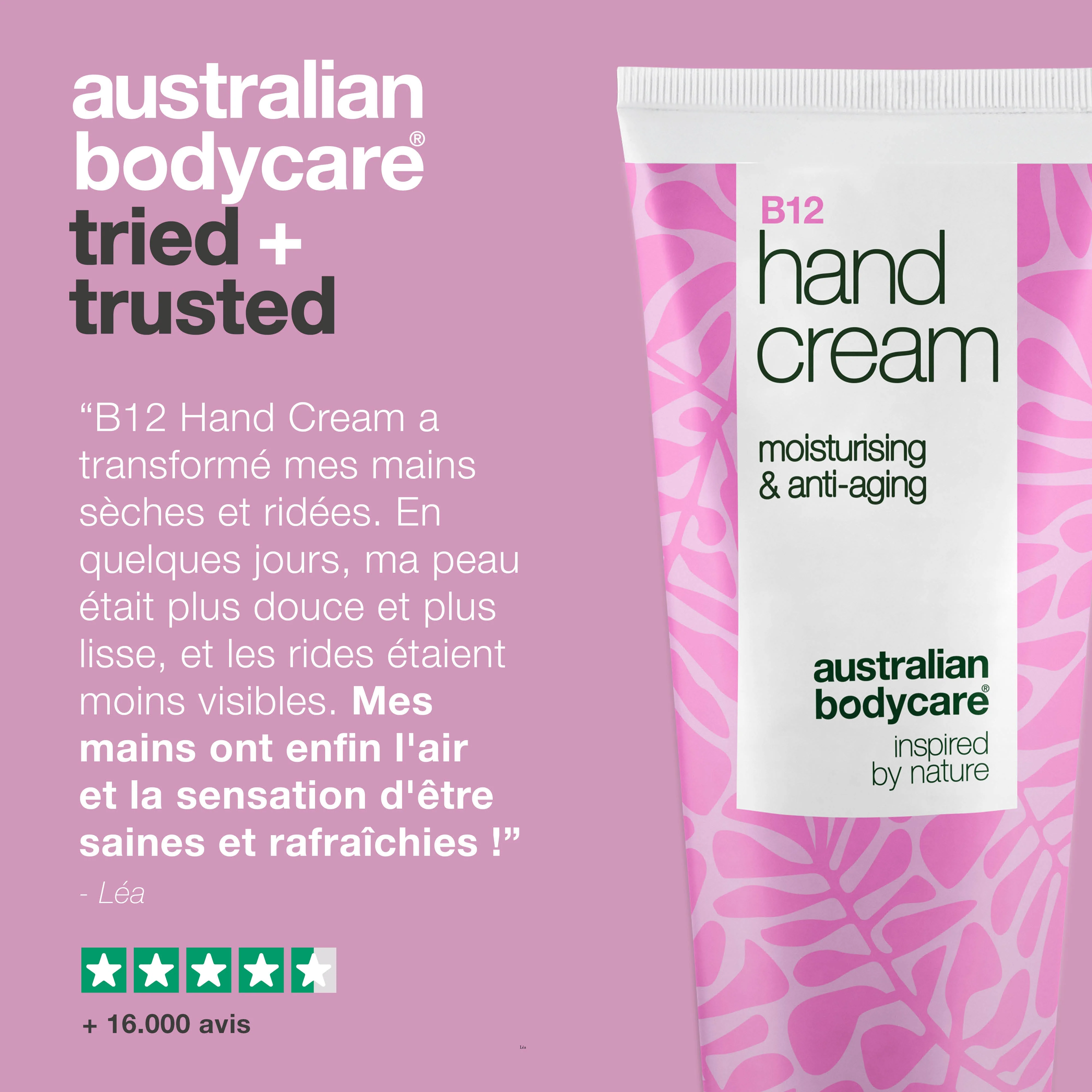 Crème Mains B12 pour mains sèches et ridées – Hydratation — Obtenez des mains lisses avec la Crème Mains B12. Réduit sécheresse et rides grâce à une hydratation intense. - Image 5