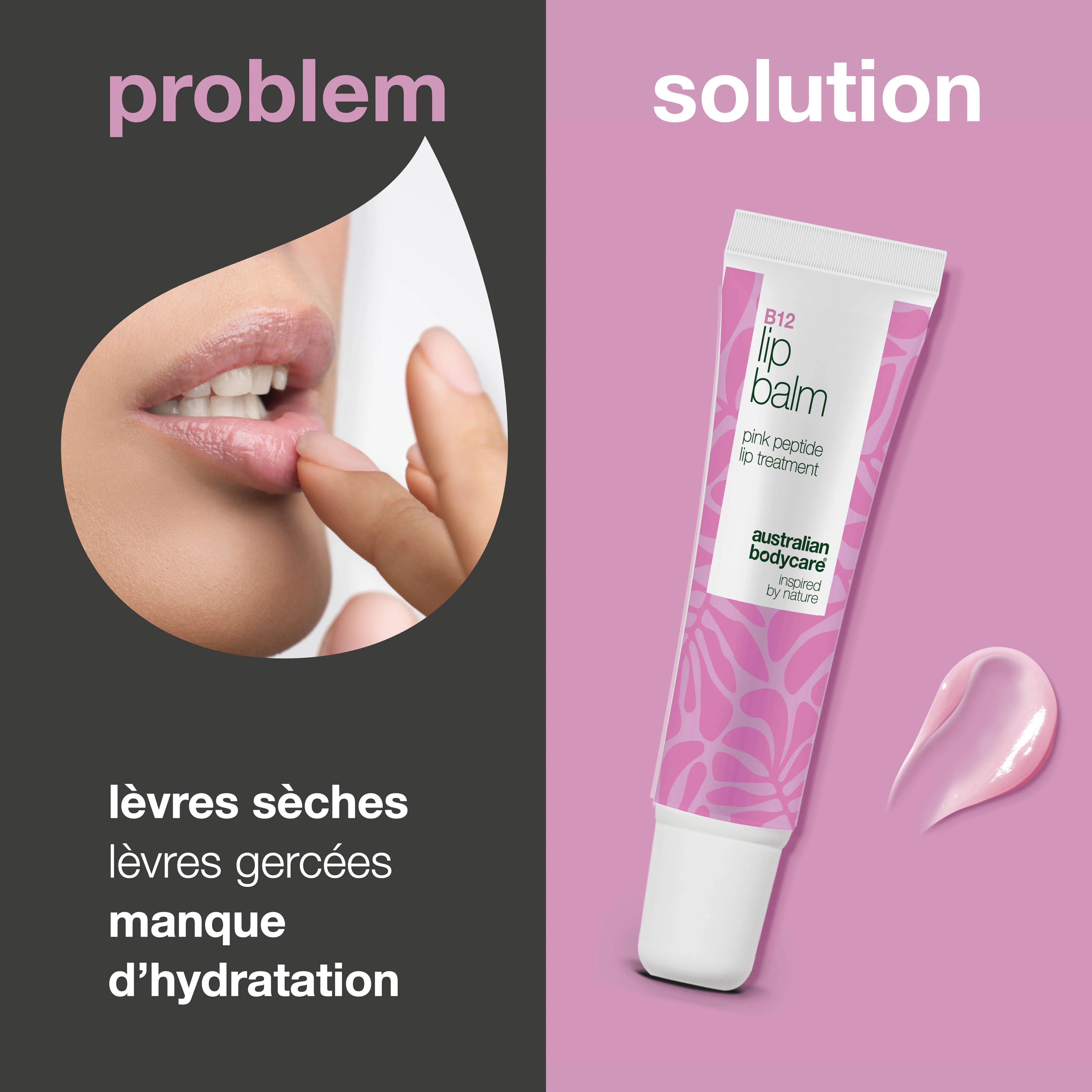Baume à lèvres B12 – Hydratation pour des lèvres pulpeuses — Obtenez des lèvres douces et pulpeuses avec le baume B12. Hydratation intense, lisse les lignes et prévient la sécheresse - Image 2