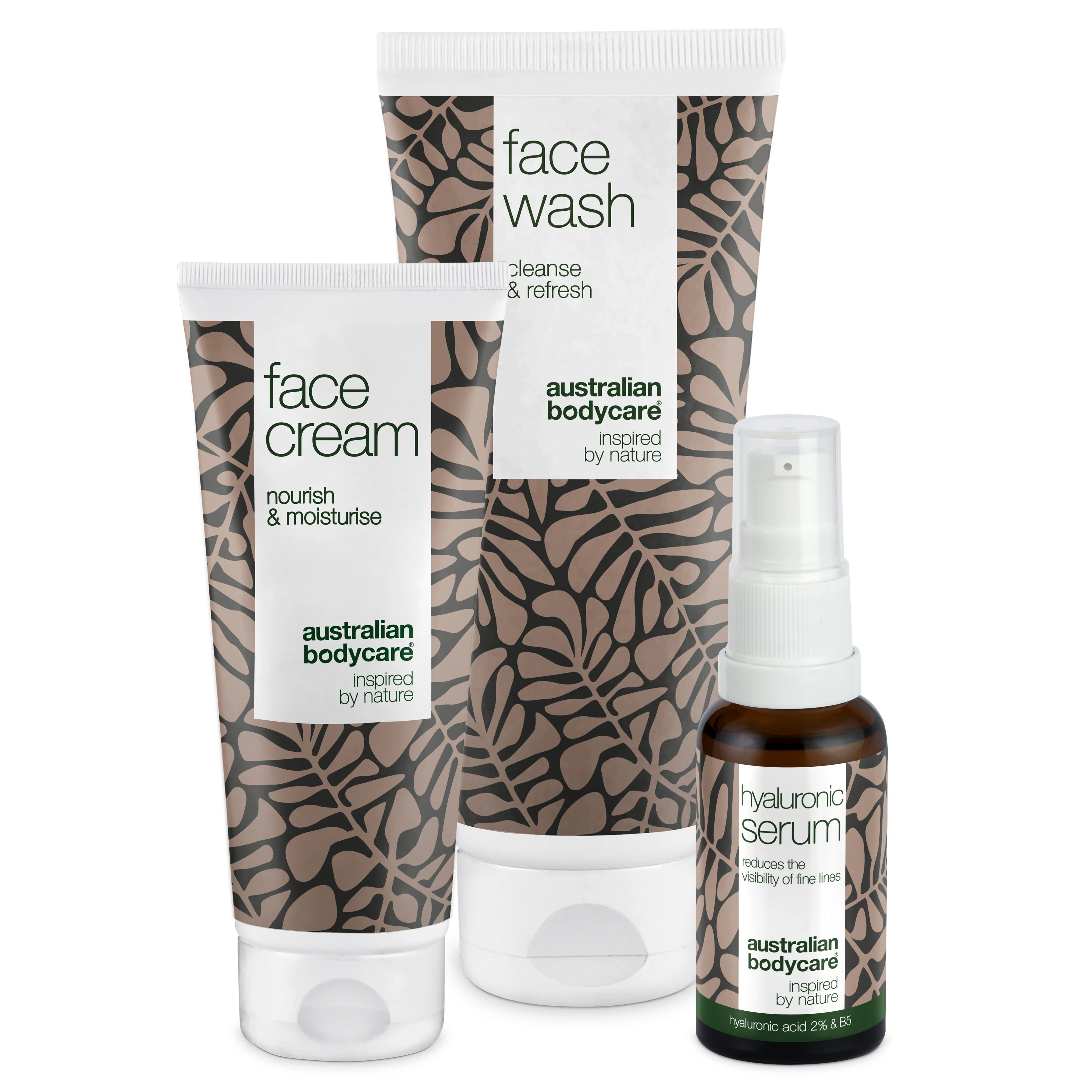 Booster d'acide hyaluronique pour une peau éclatante et lisse — 3 produits pour beaucoup d'éclat et minimisation de rides et ridules