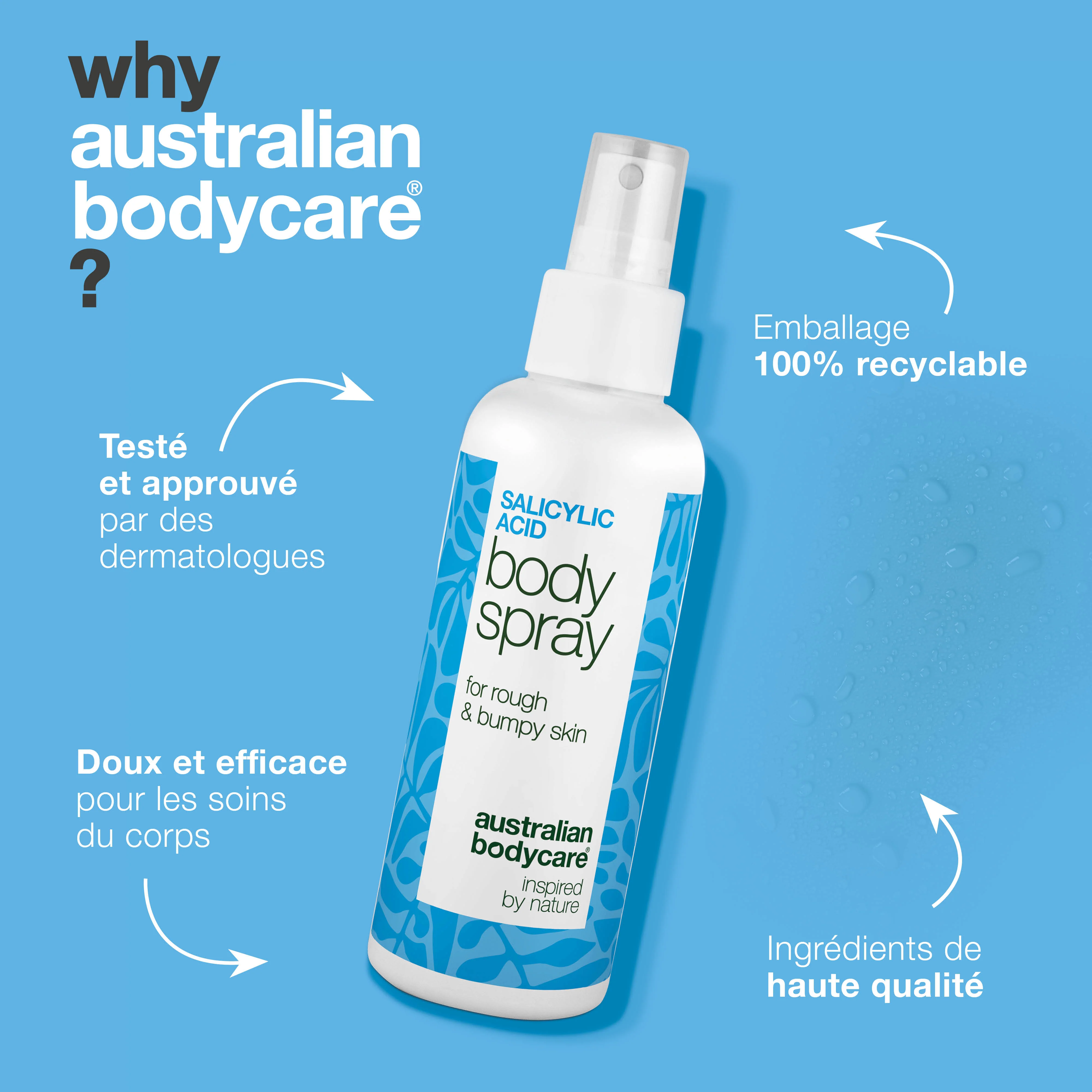 Spray contre boutons sur pénis – réduit rougeurs et pores — Spray contre boutons sur pénis réduit rougeurs et impuretés. Avec acide salicylique, acide glycolique, zinc, panthénol et glycérine. - Image 4