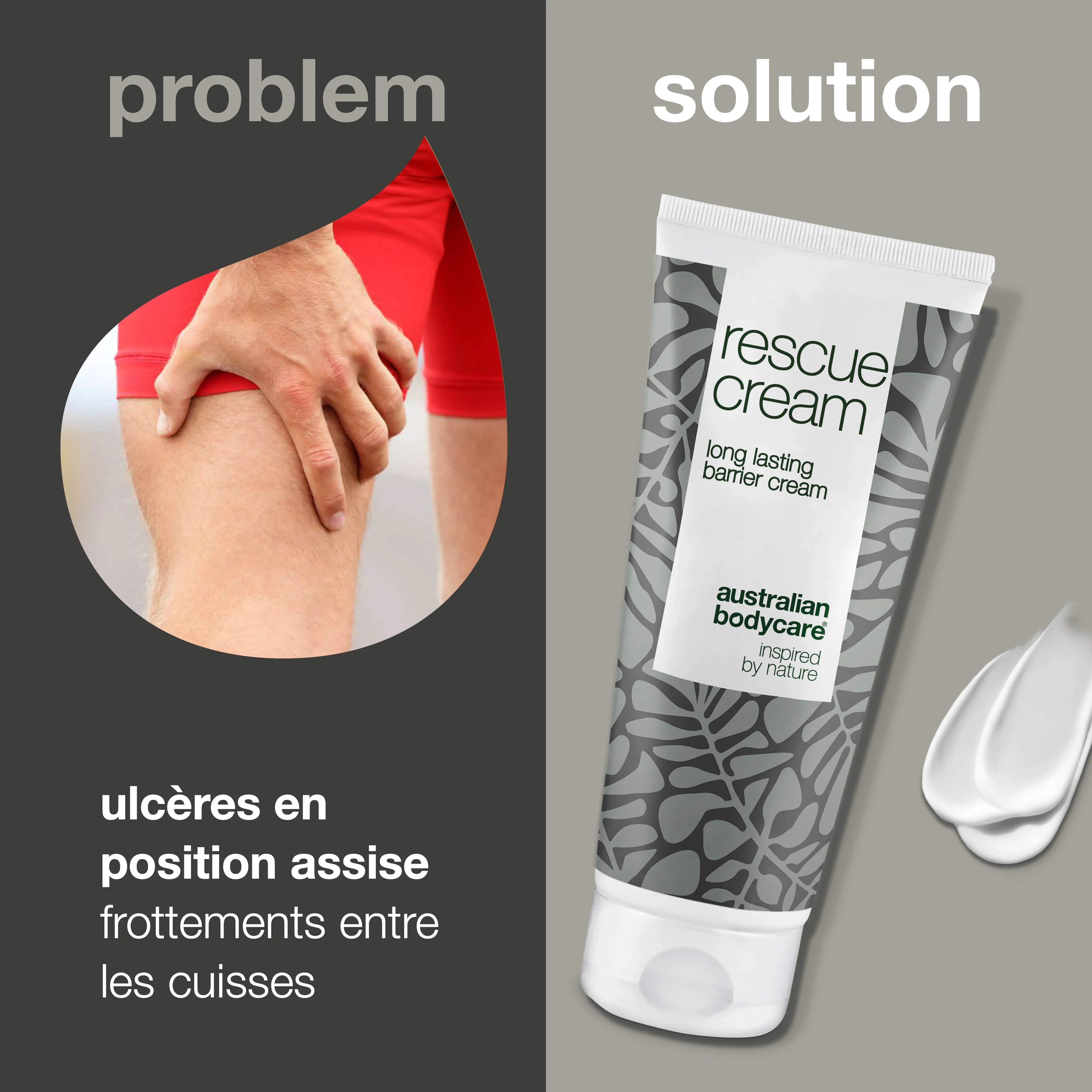 Crème pour intertrigo inguinal causé par le cyclisme — Crème de protection contre les irritations dues au sport, au cyclisme et à la course à pied - Image 2
