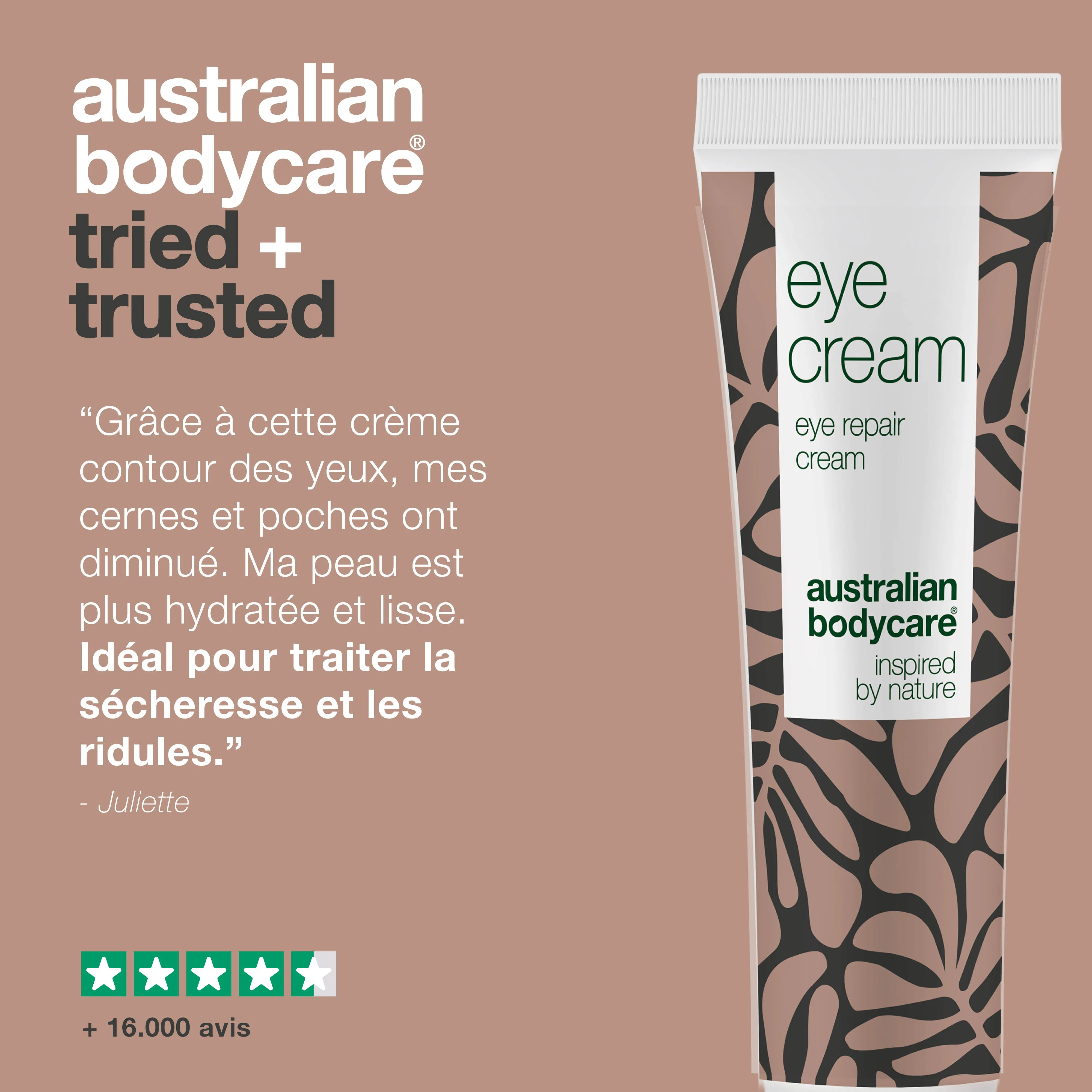Crème yeux anti-cernes, poches et ridules hydratante — Crème efficace pour réduire cernes, poches et ridules. Hydrate et renforce la peau pour un regard frais et éclatant. - Image 5