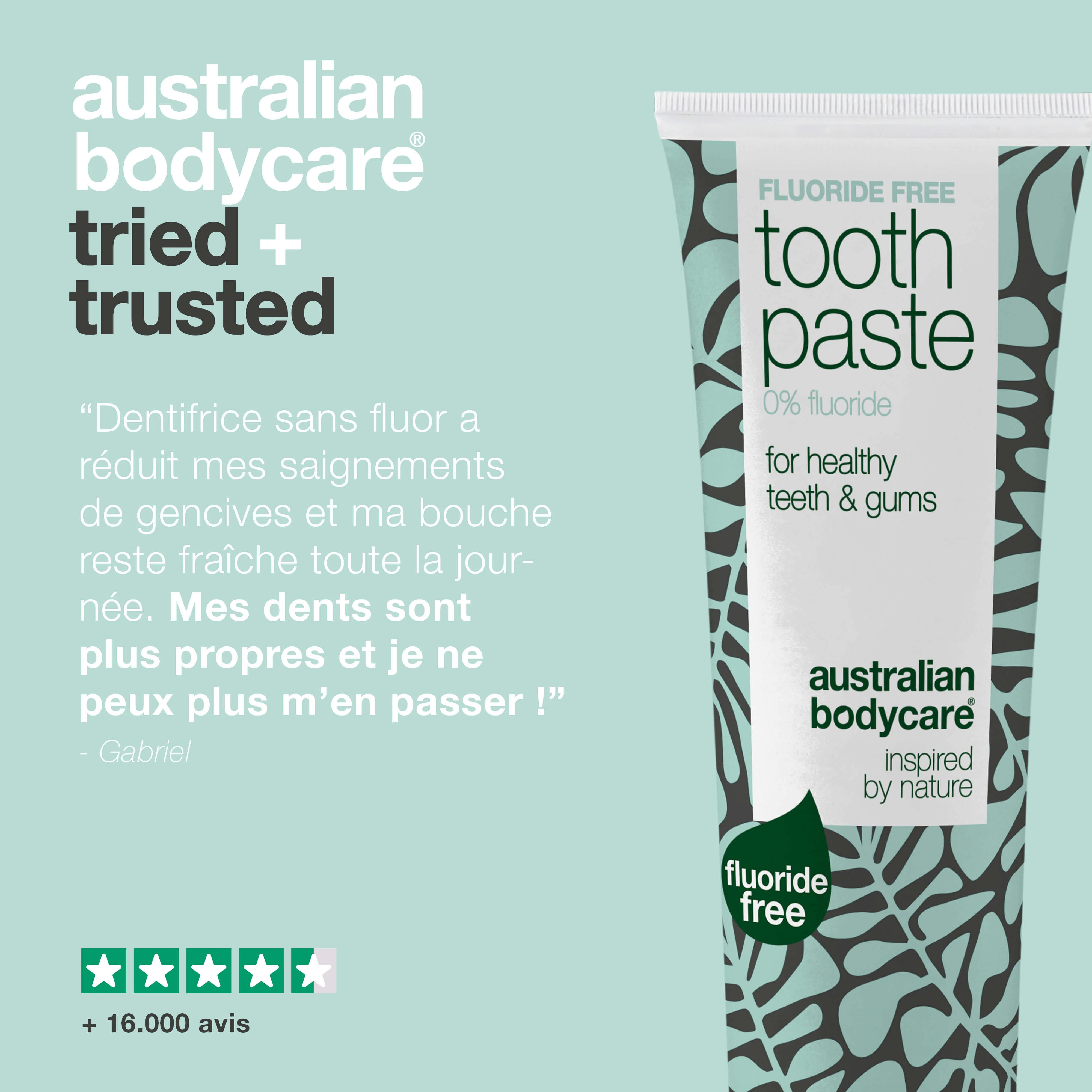 Dentifrice sans fluor – pour des dents saines et une haleine fraîche — Dentifrice sans fluor qui élimine la plaque, protège les gencives et rafraîchit l’haleine. Idéal pour un usage quotidien. - Image 5