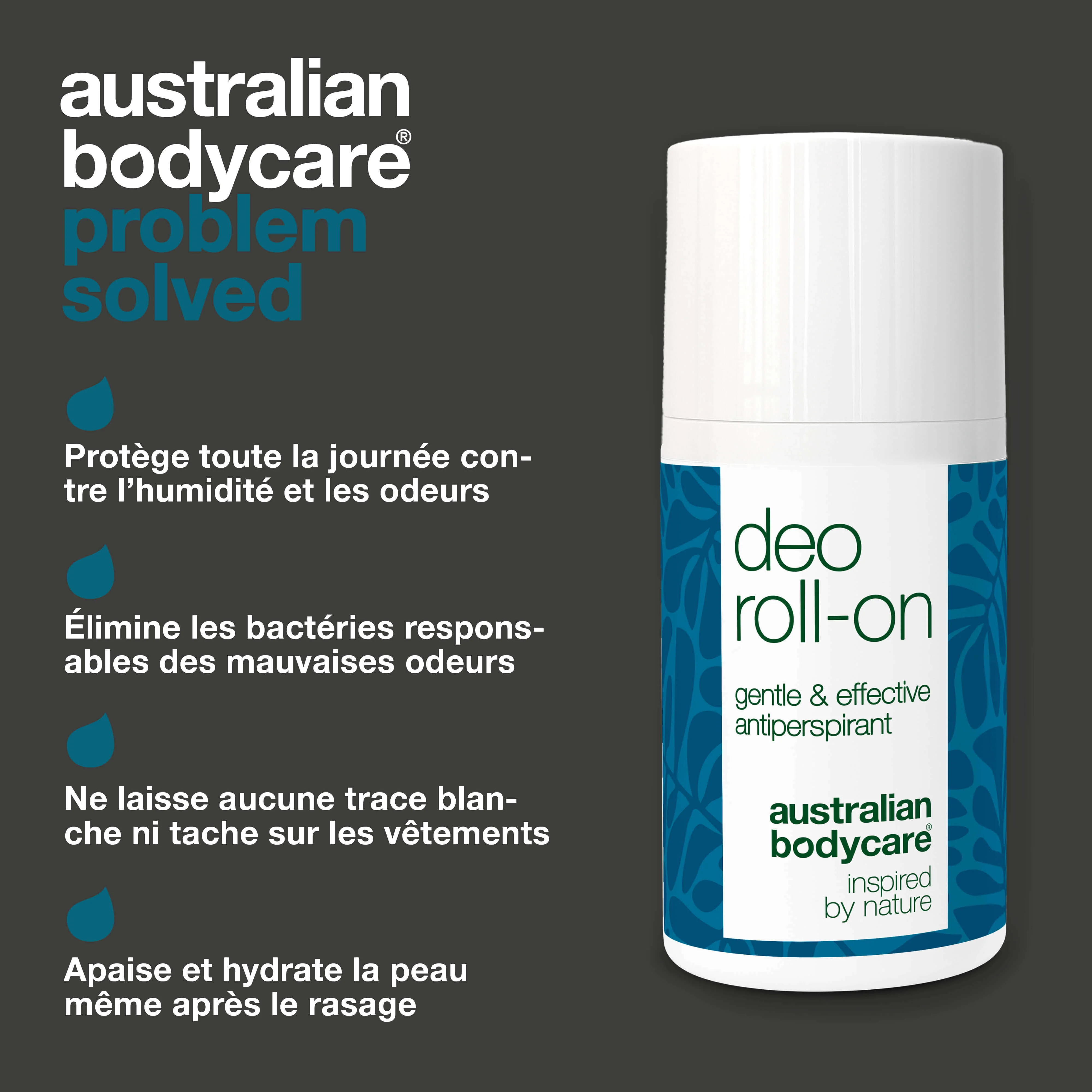 Déodorant antitranspirant contre transpiration et odeurs — Restez frais et sec toute la journée avec ce roll-on antitranspirant efficace, sans traces ni odeurs. - Image 3