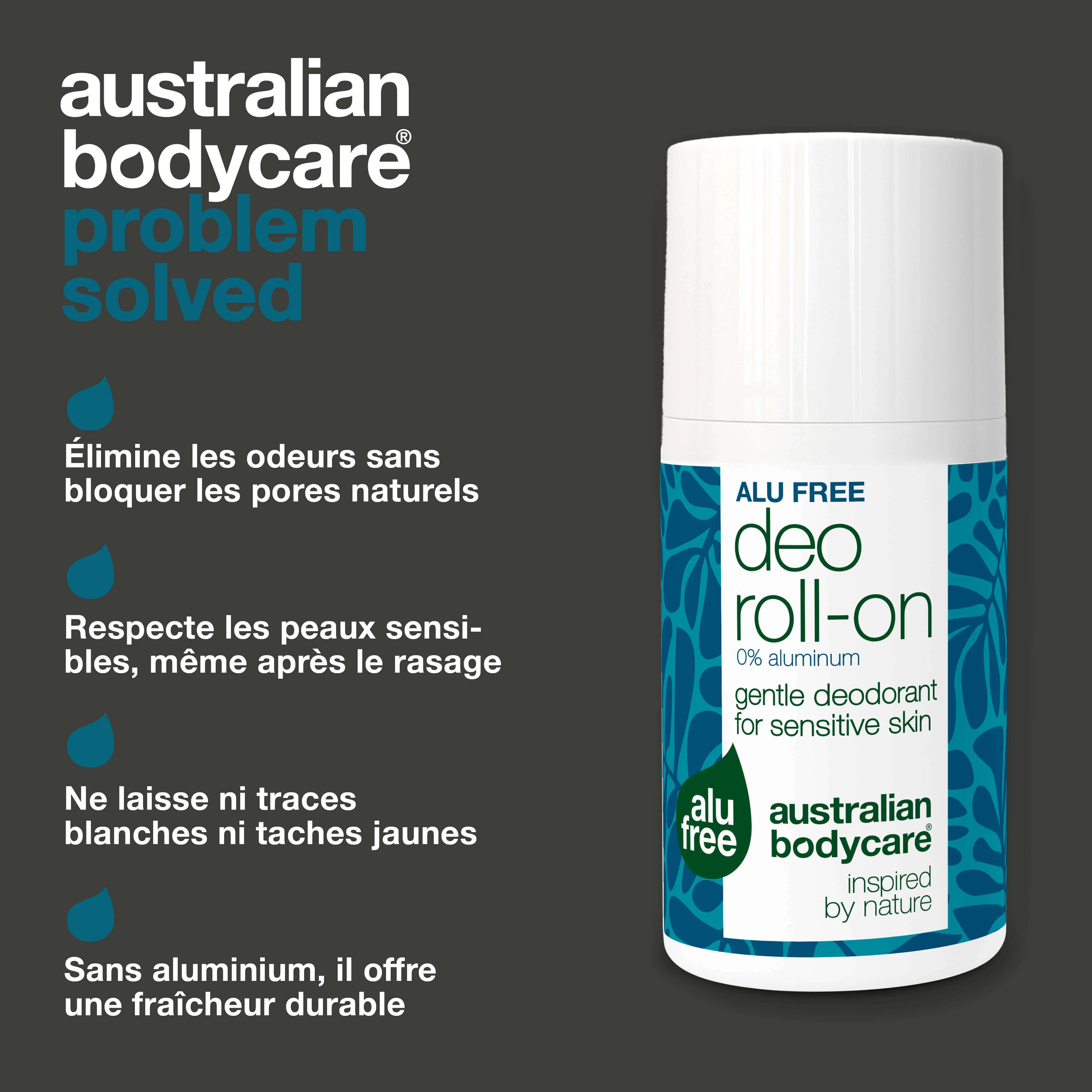 Déodorant roll-on naturel sans aluminium contre les odeurs — Un déodorant sans aluminium qui neutralise les odeurs et respecte votre peau. Fraîcheur longue durée, sans traces. - Image 3