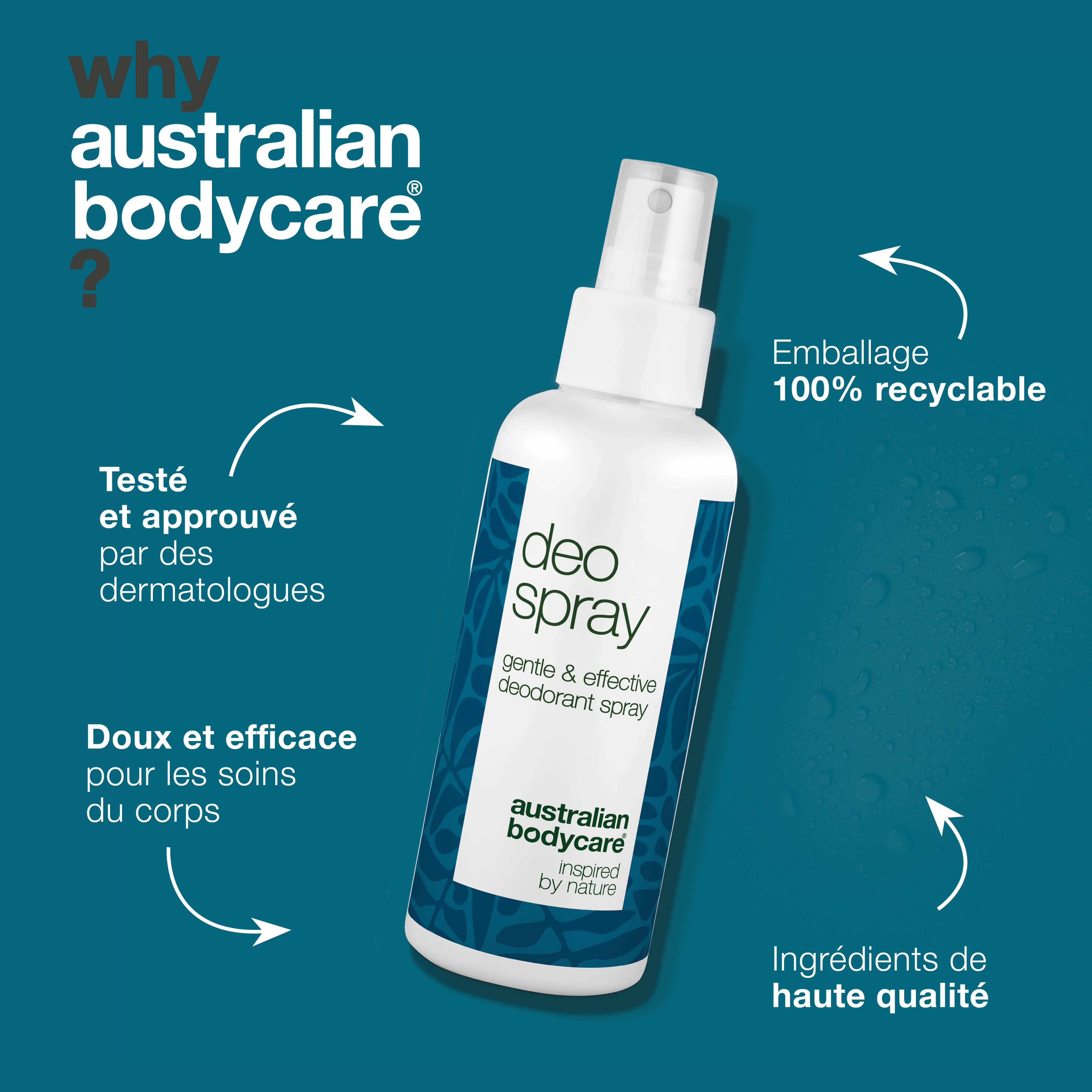 Déodorant Spray Antitranspirant – Contre Sueur et Odeurs — Contrôlez la sueur et évitez les mauvaises odeurs avec ce déodorant longue durée. Testé dermatologiquement, adapté à toutes les peaux. - Image 4
