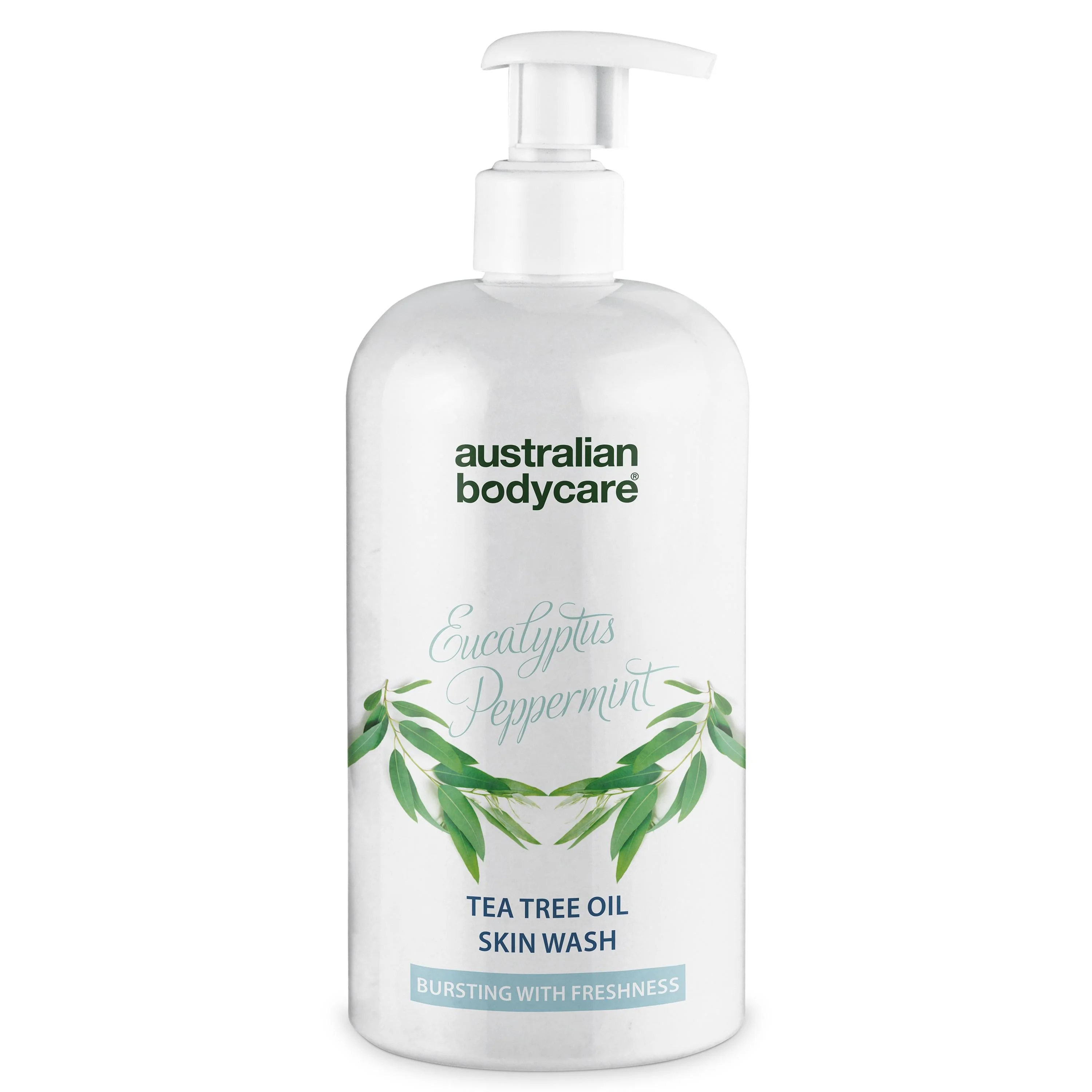 Professionnel Savon pour le corps à l’huile de tea tree & Eucalyptus — Gel de douche à base d'huile naturelle de tea tree et d'eucalyptus, vendu par des professionnels