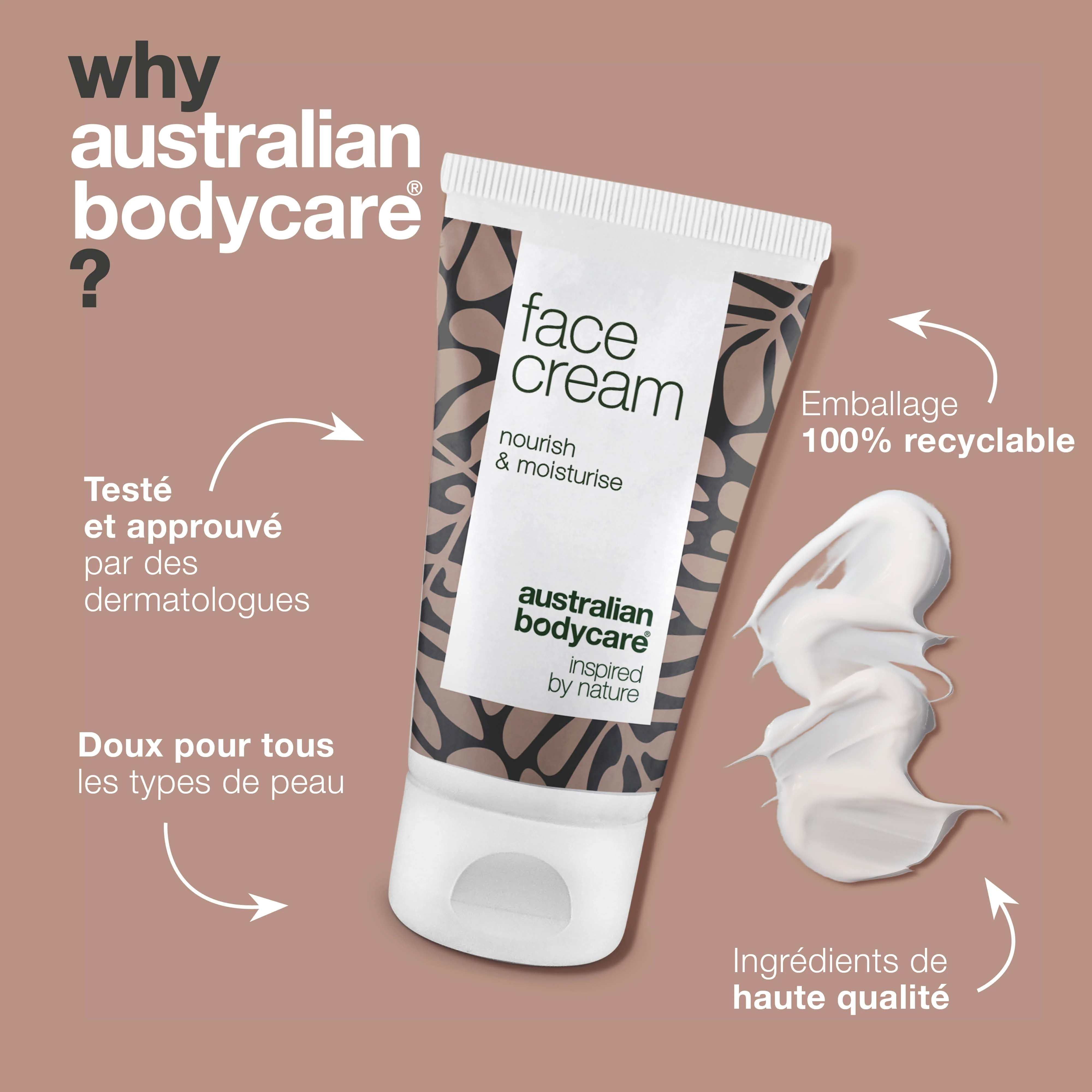 Crème visage à l'huile de tea tree contre les imperfections et les boutons — Crème pour le visage aux principes actifs contre les boutons, les points noirs et la peau grasse - Image 4