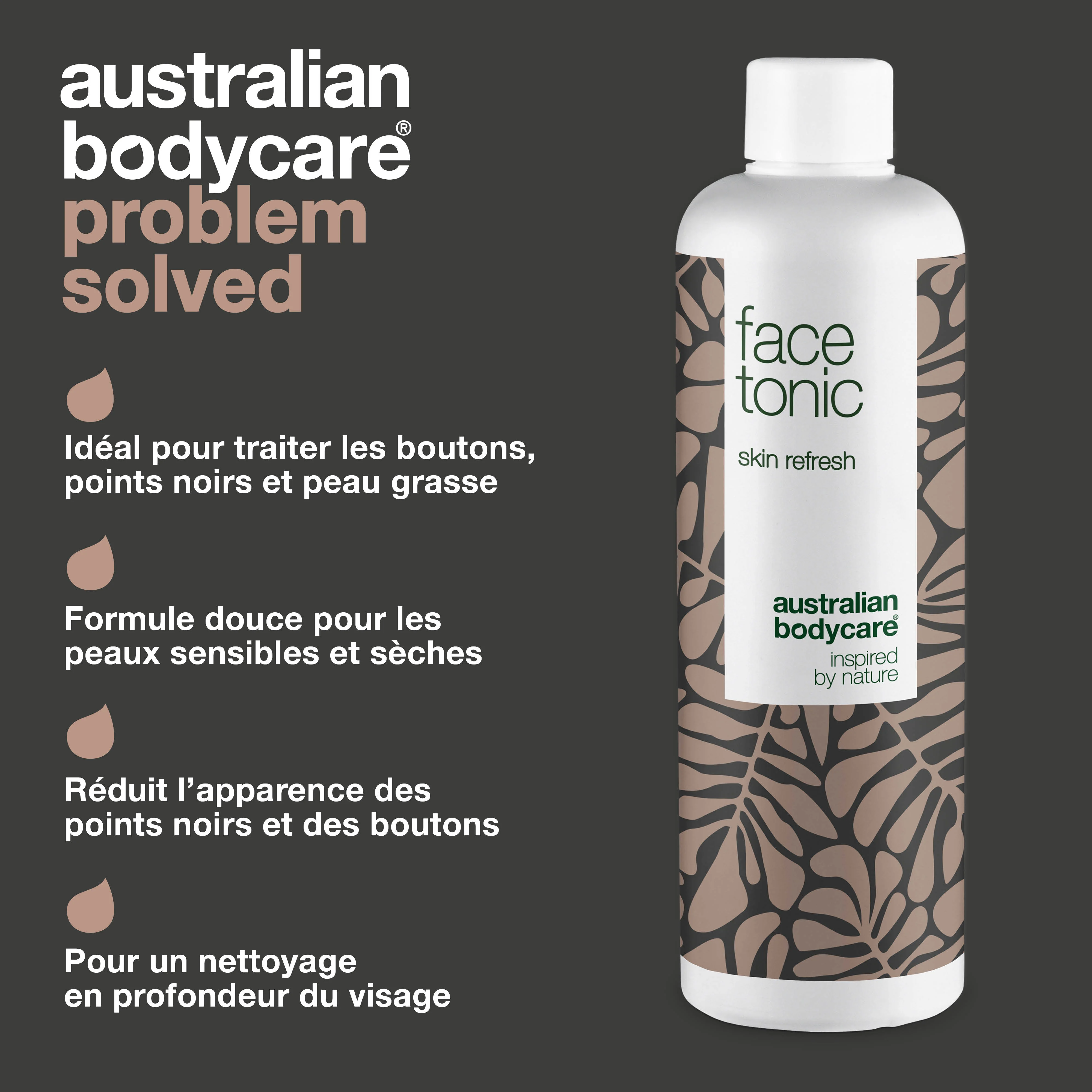 Tonique pour visage à l'huile de tea tree pour un nettoyage quotidien en profondeur de la peau — Tonique de nettoyage en profondeur à l'huile de tea tree contre les boutons et les points noirs. - Image 3