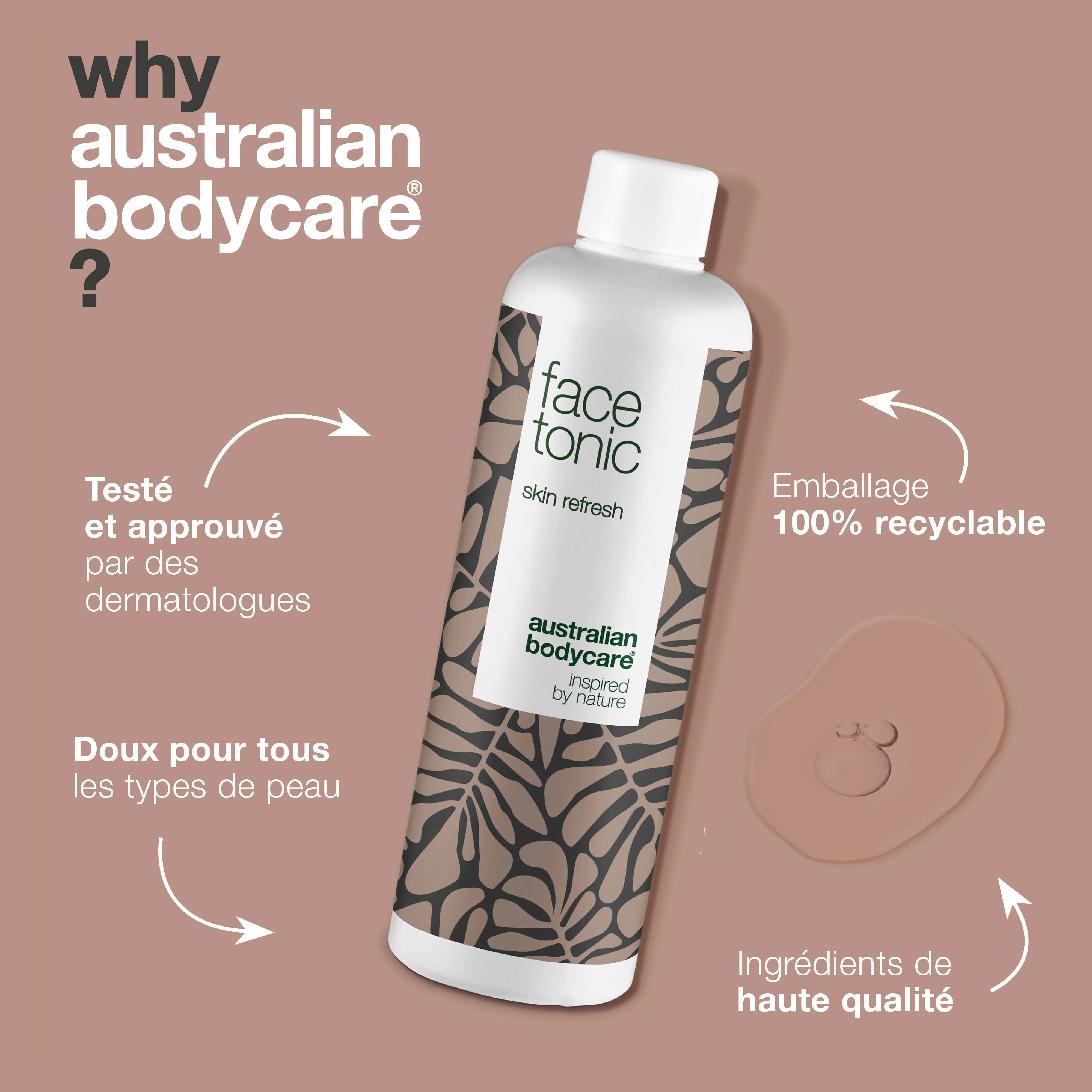 Tonique pour visage à l'huile de tea tree pour un nettoyage quotidien en profondeur de la peau — Tonique de nettoyage en profondeur à l'huile de tea tree contre les boutons et les points noirs. - Image 4