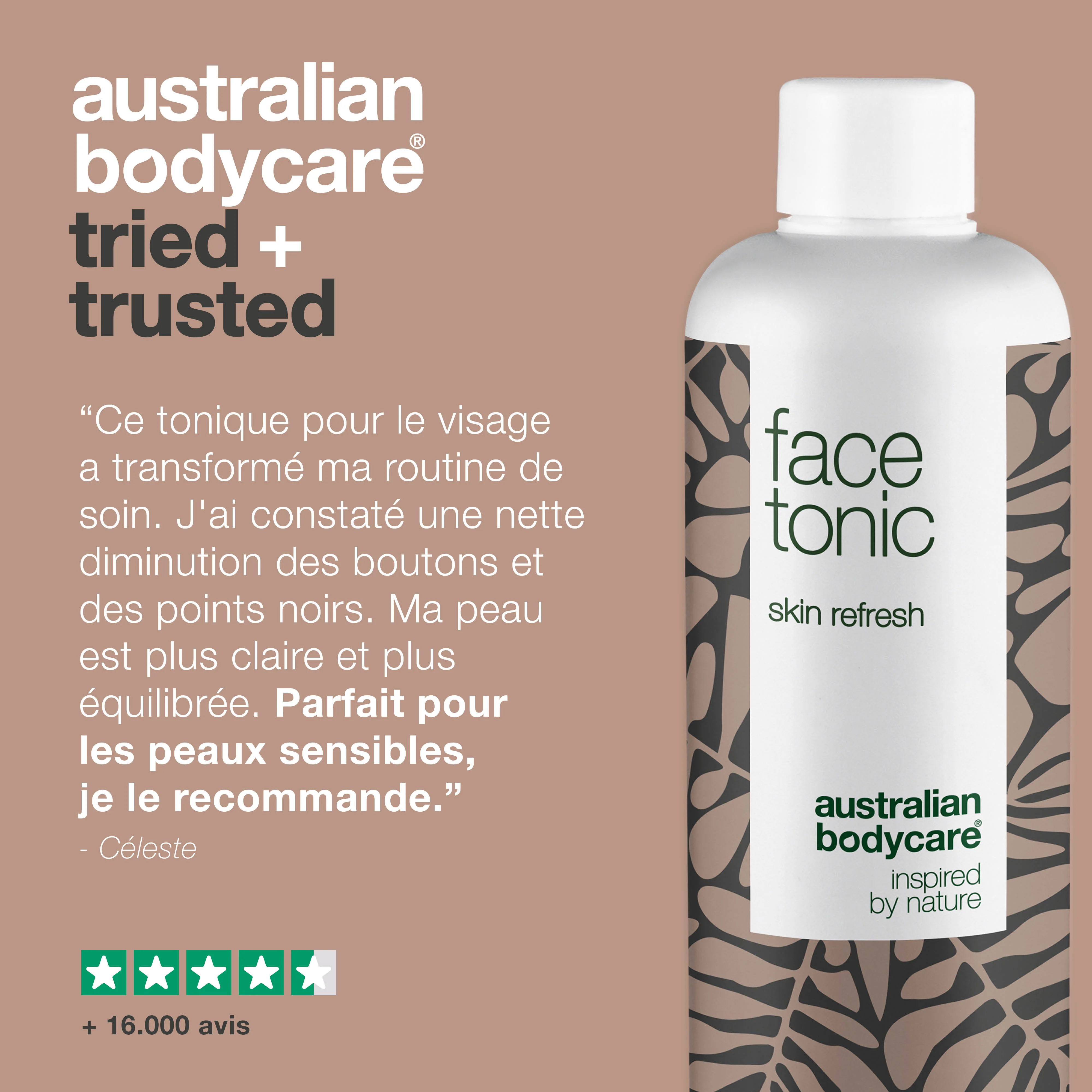 Tonique pour visage à l'huile de tea tree pour un nettoyage quotidien en profondeur de la peau — Tonique de nettoyage en profondeur à l'huile de tea tree contre les boutons et les points noirs. - Image 5