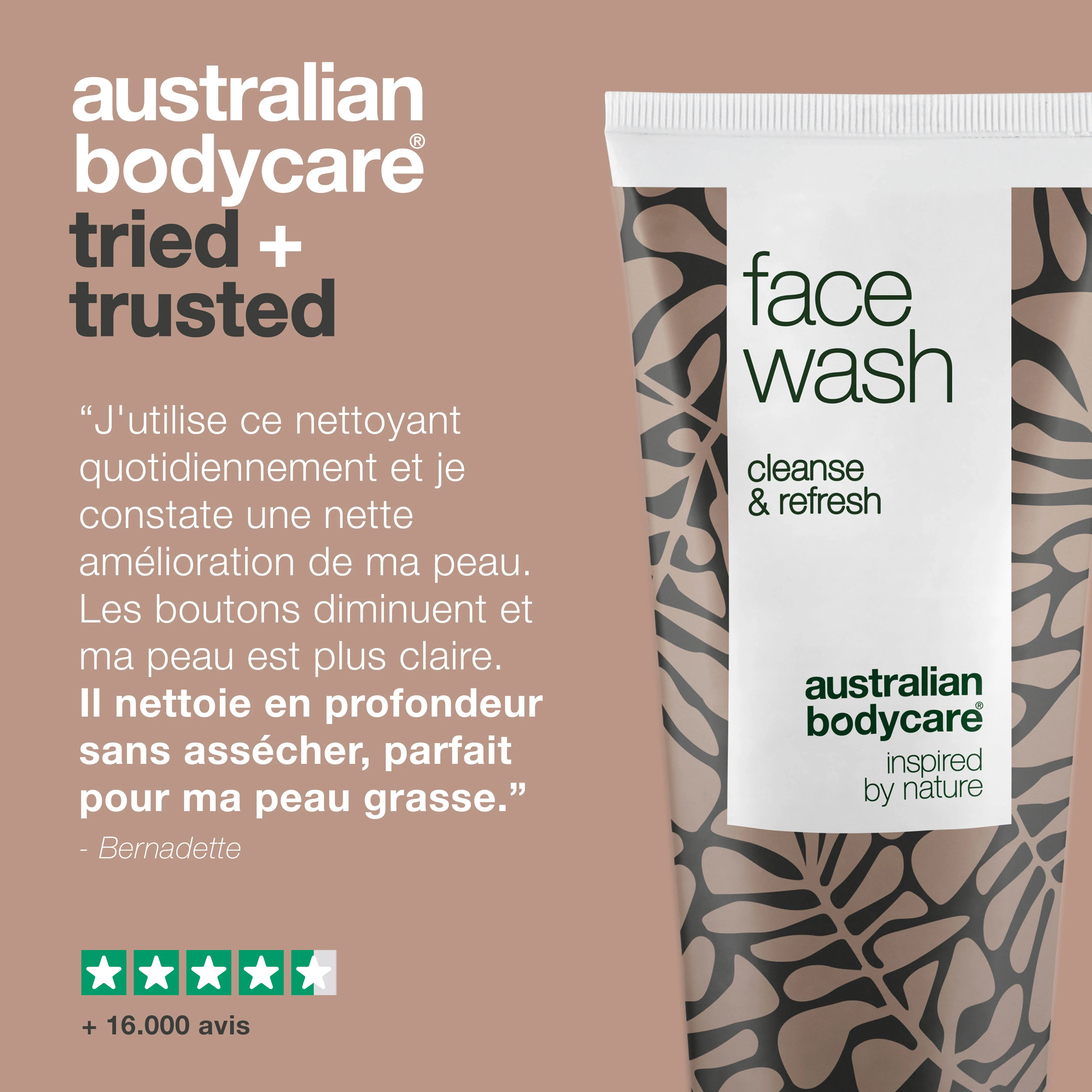 Nettoyant visage à l'huile de tea tree pour les boutons et peaux impures — Nettoyage quotidien du visage pour les peaux grasses et impures pour les hommes et les femmes. - Image 5