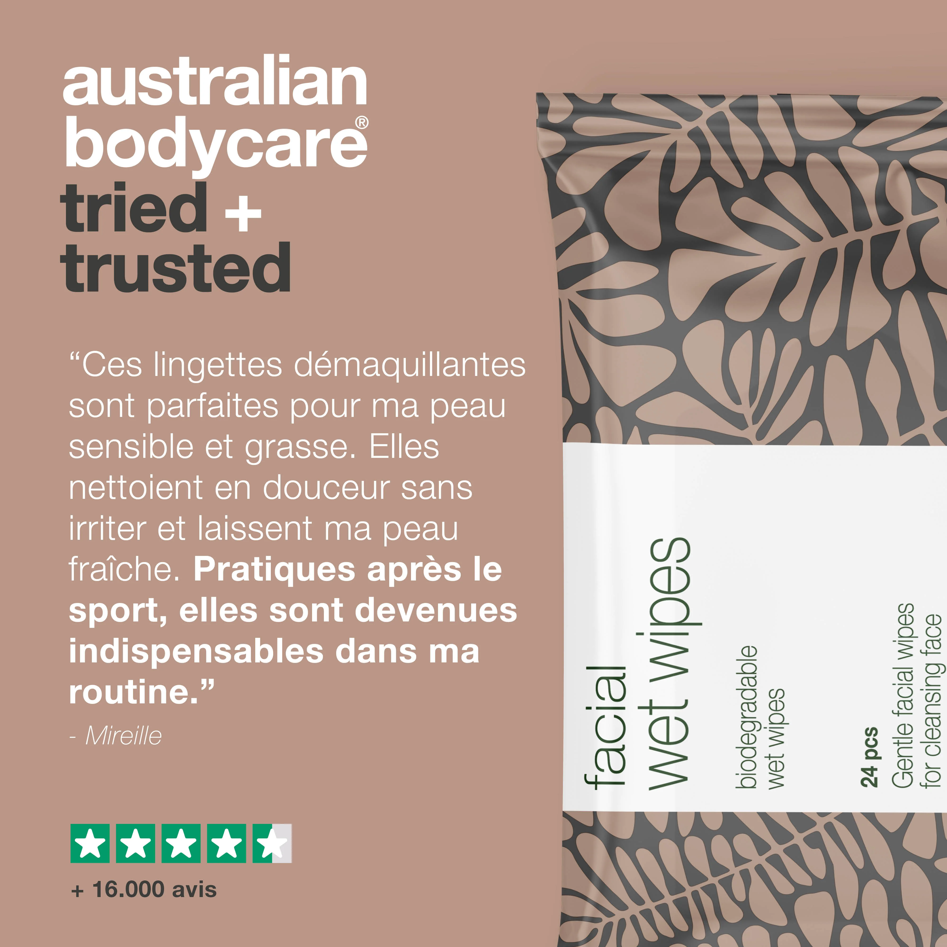 Lingettes démaquillantes pour le visage 24 pcs. — Lingettes démaquillantes pour peaux sensibles et grasses - Image 5