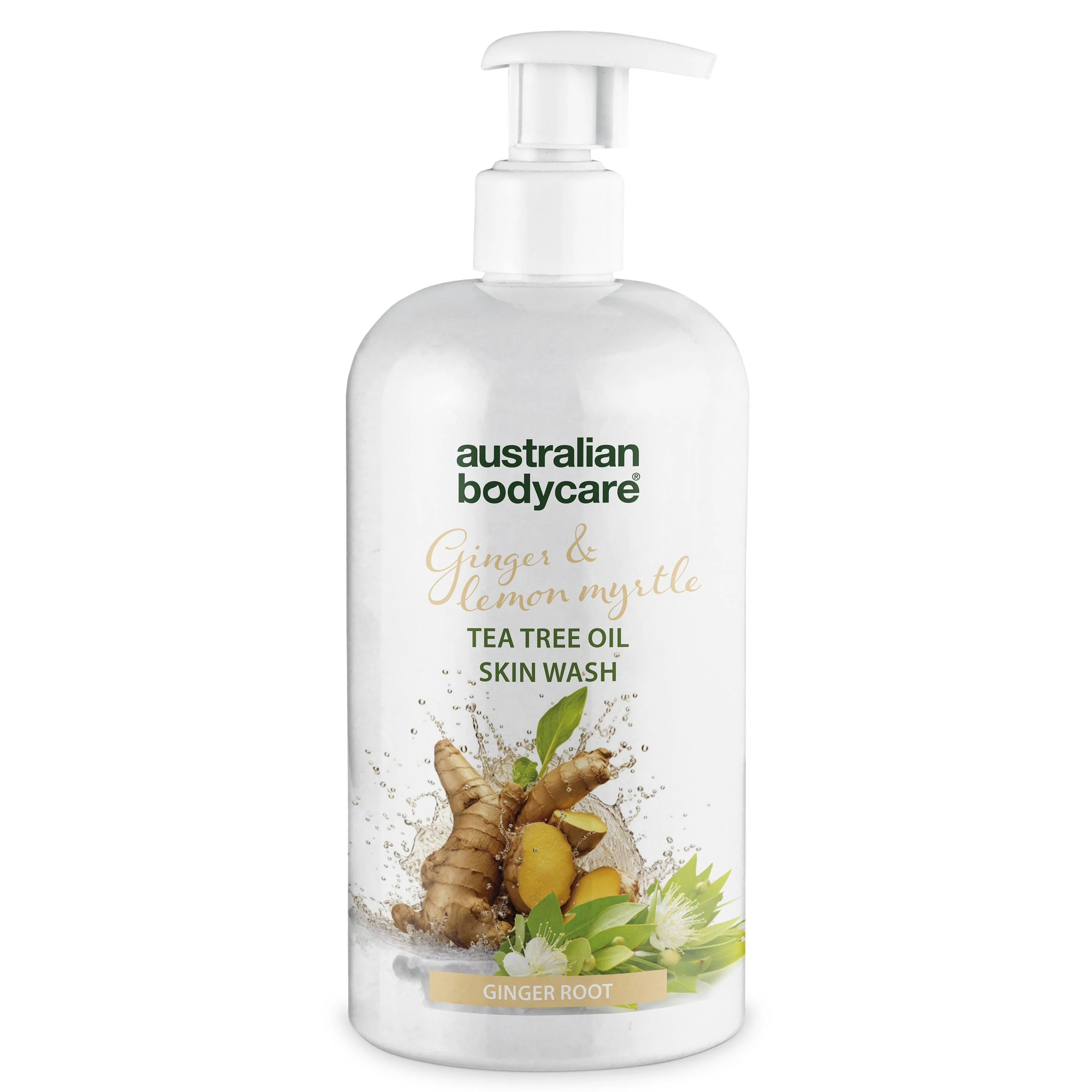 Gel Nettoyant Professionnel au Gingembre et Citron — Un nettoyant corporel enrichi en Huile de Tea Tree et Gingembre