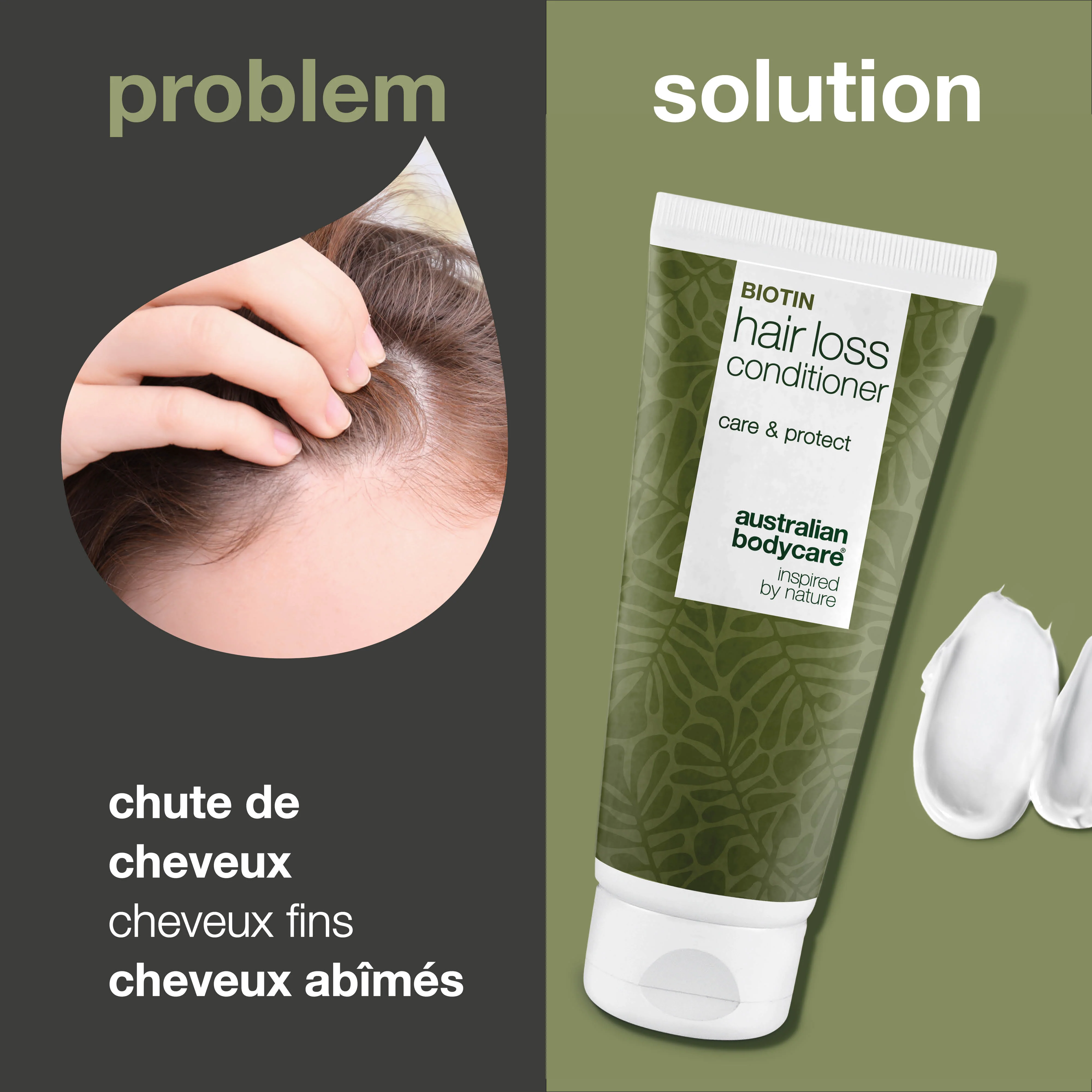 Hair Loss Conditioner – Renforce les cheveux fins et réduit la chute — Hair Loss Conditioner renforce les cheveux fins, réduit la chute et hydrate. Avec Capilia Longa, Caféine et Biotine pour des cheveux plus denses. - Image 2