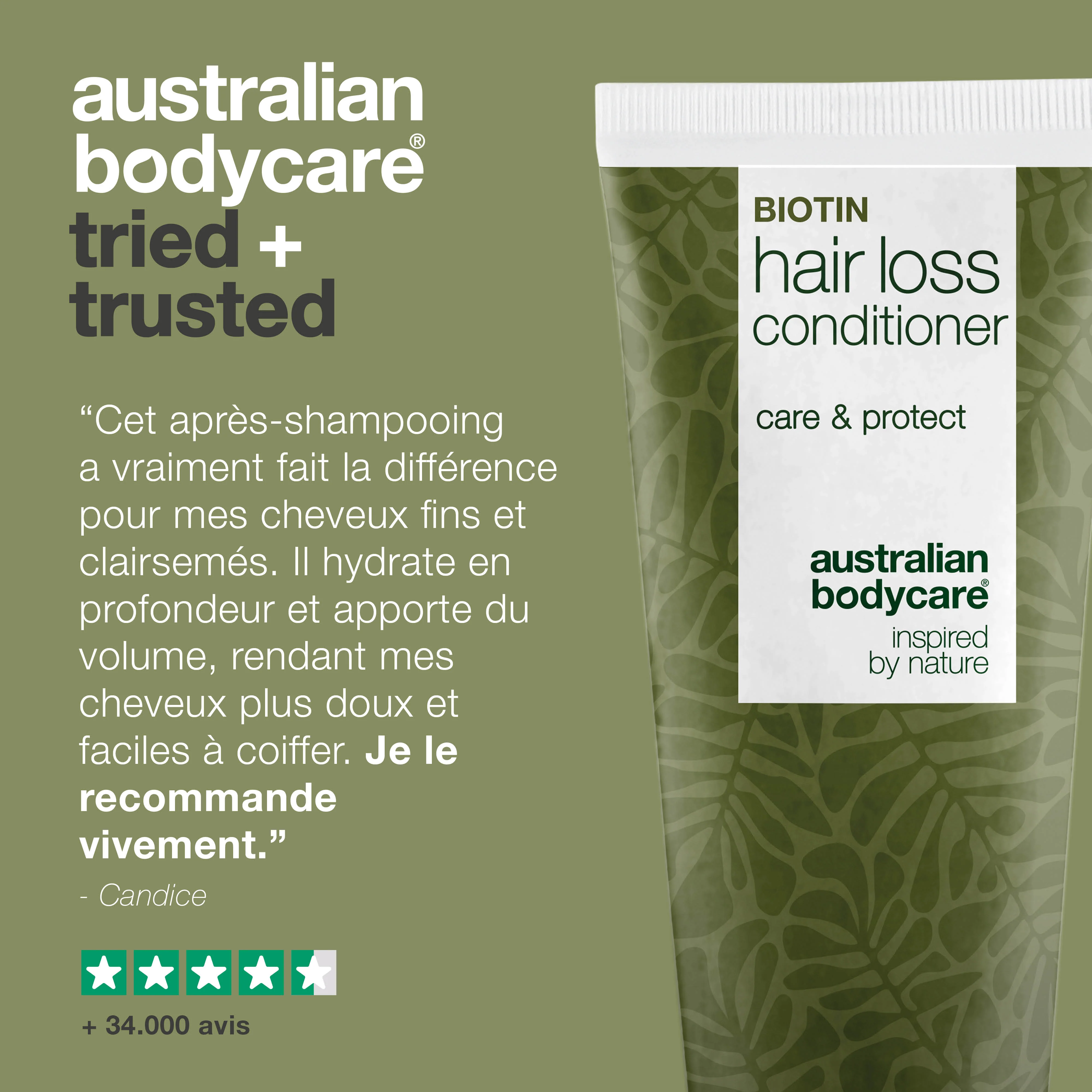 Hair Loss Conditioner – Renforce les cheveux fins et réduit la chute — Hair Loss Conditioner renforce les cheveux fins, réduit la chute et hydrate. Avec Capilia Longa, Caféine et Biotine pour des cheveux plus denses. - Image 5