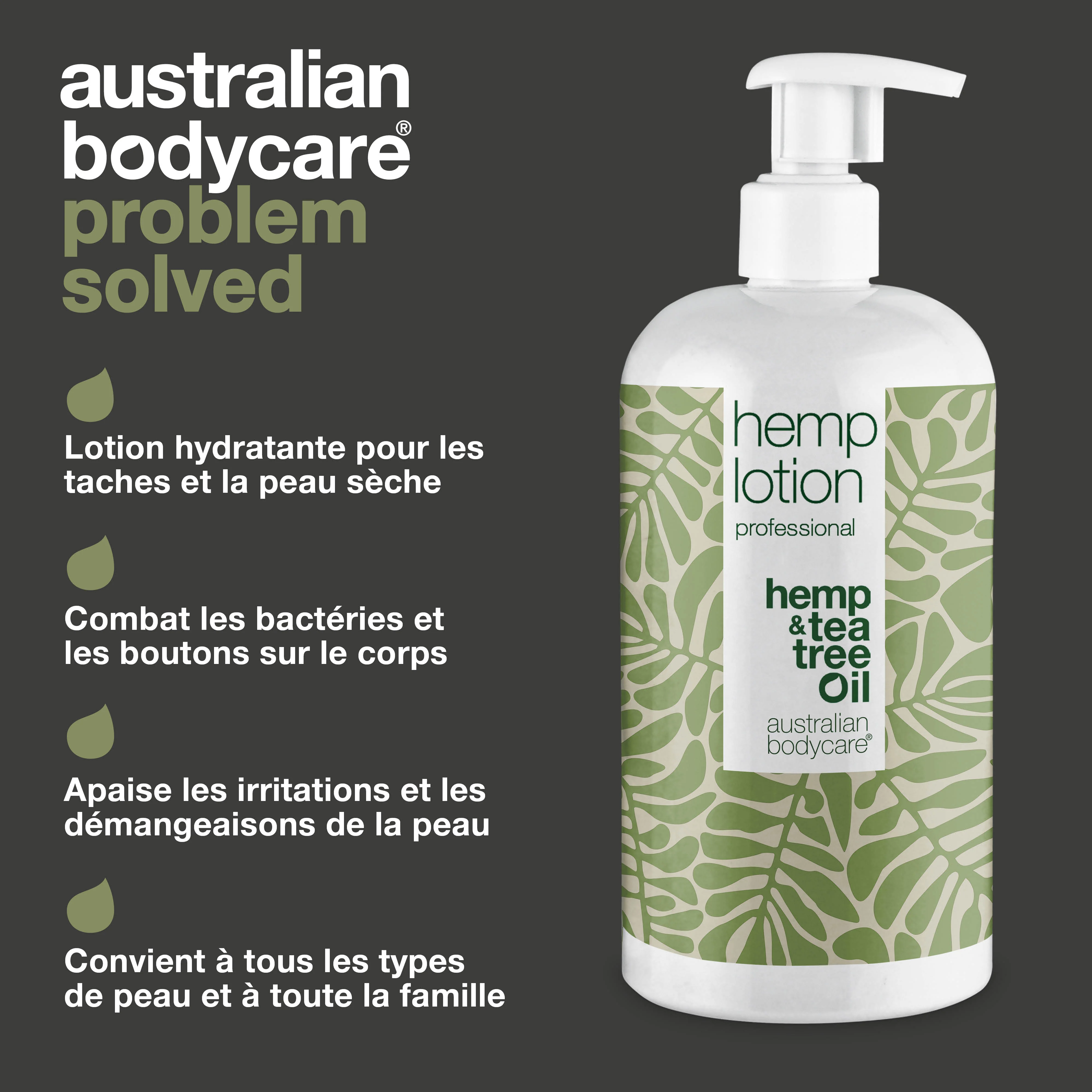 Body lotion au Chanvre — Soin hydratant pour la peau sèche et les boutons sur le corps - Image 3