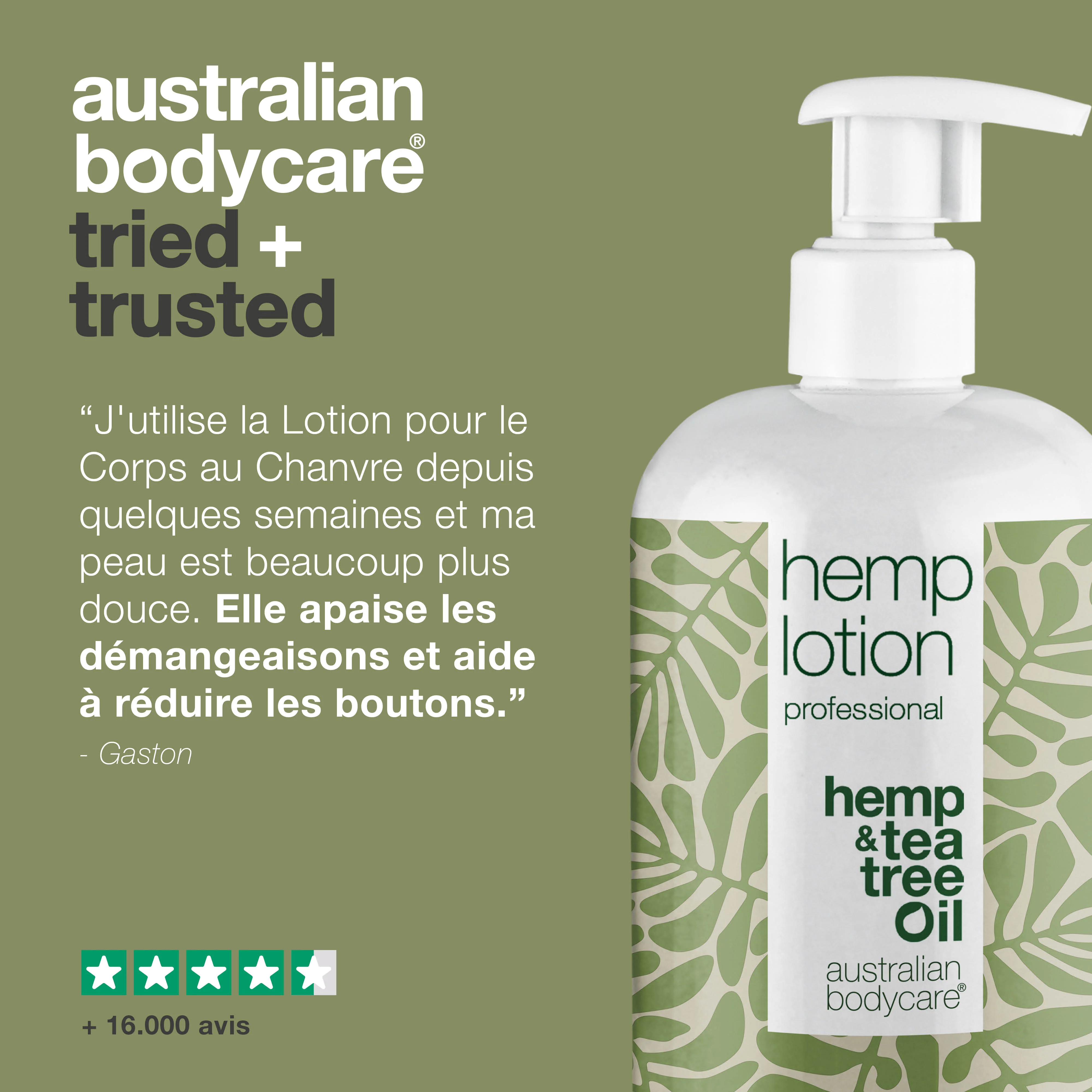 Body lotion au Chanvre — Soin hydratant pour la peau sèche et les boutons sur le corps - Image 5