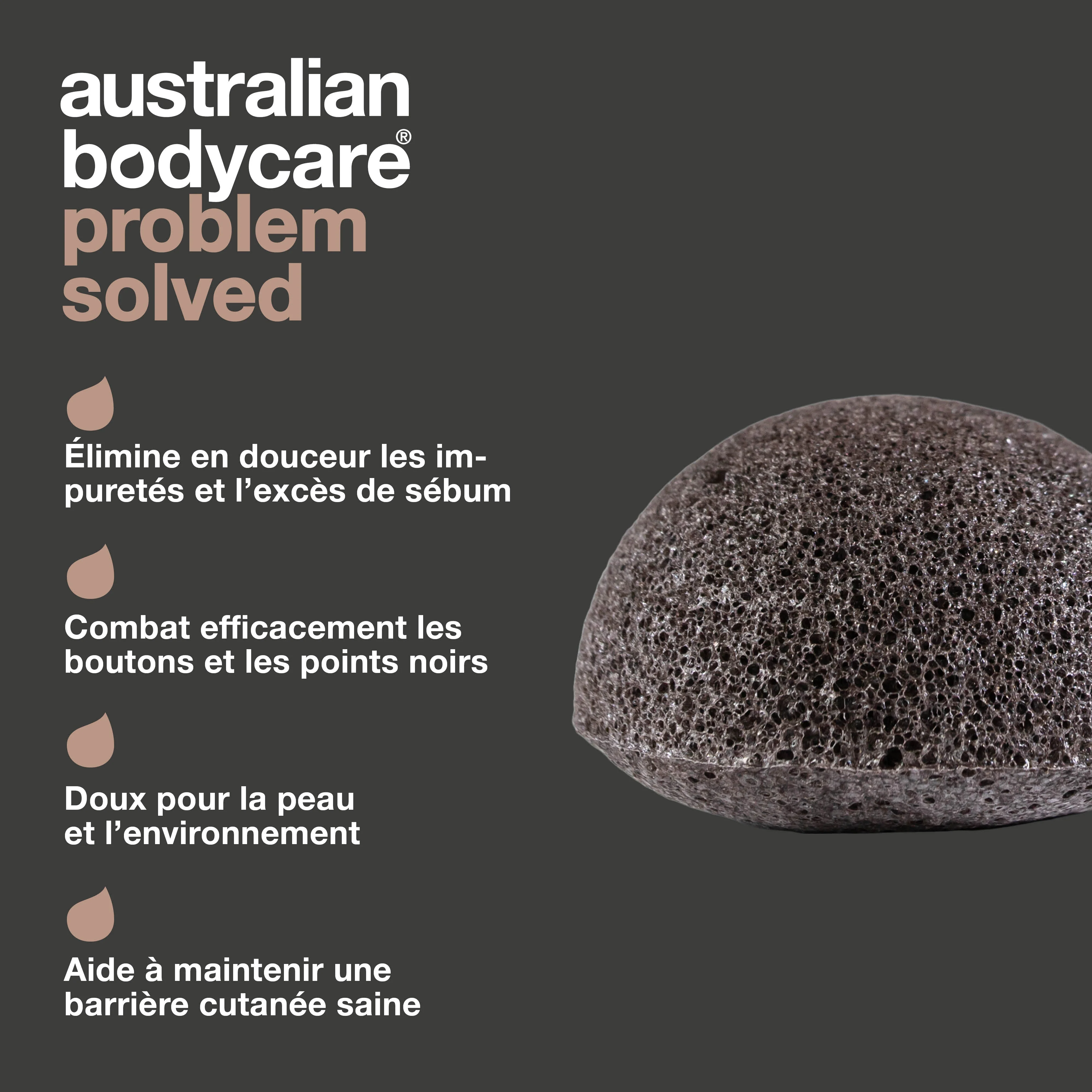Éponge konjac pour peau à imperfections — Éponge Konjac pour une exfoliation naturelle des boutons et points noirs - Image 3