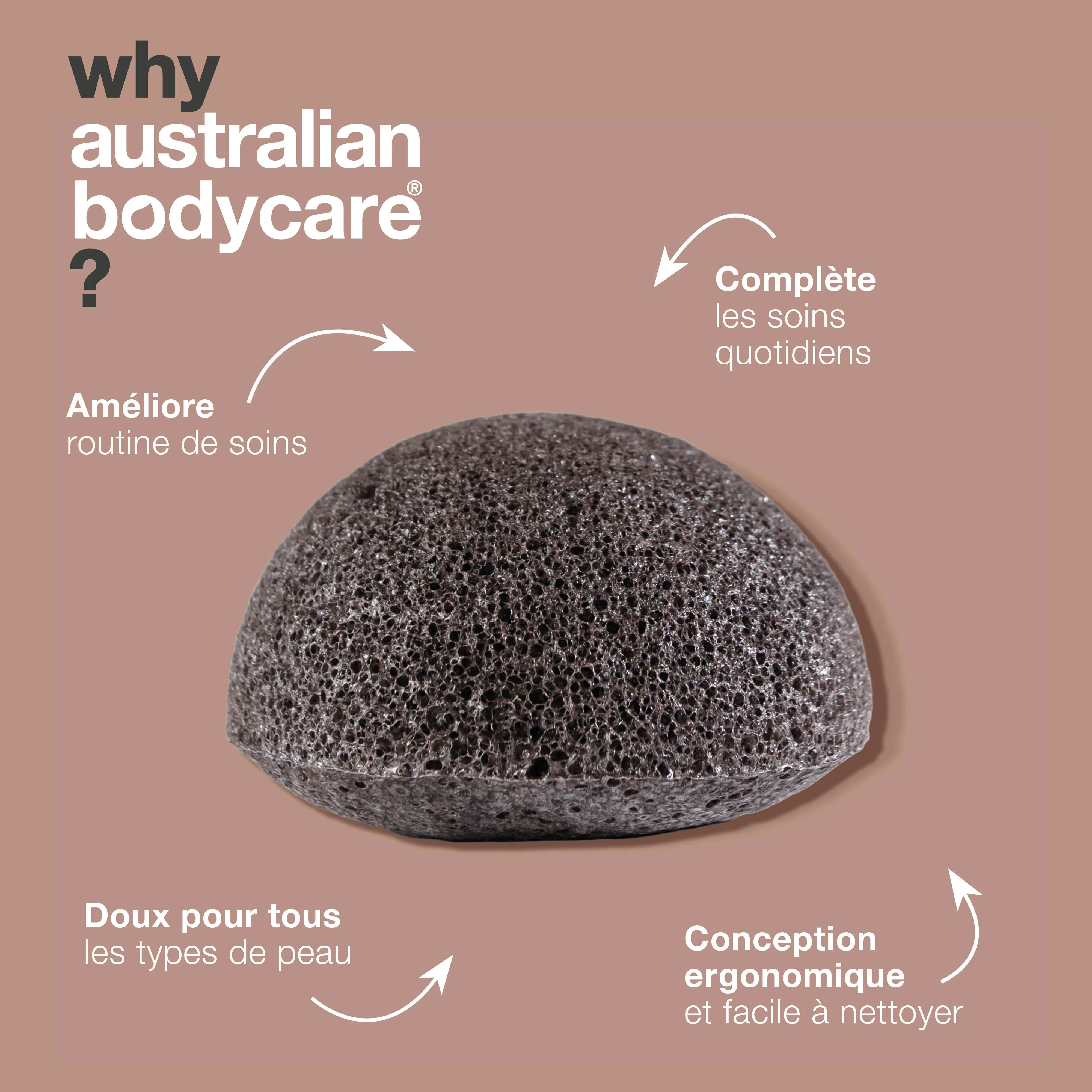 Éponge konjac pour peau à imperfections — Éponge Konjac pour une exfoliation naturelle des boutons et points noirs - Image 4