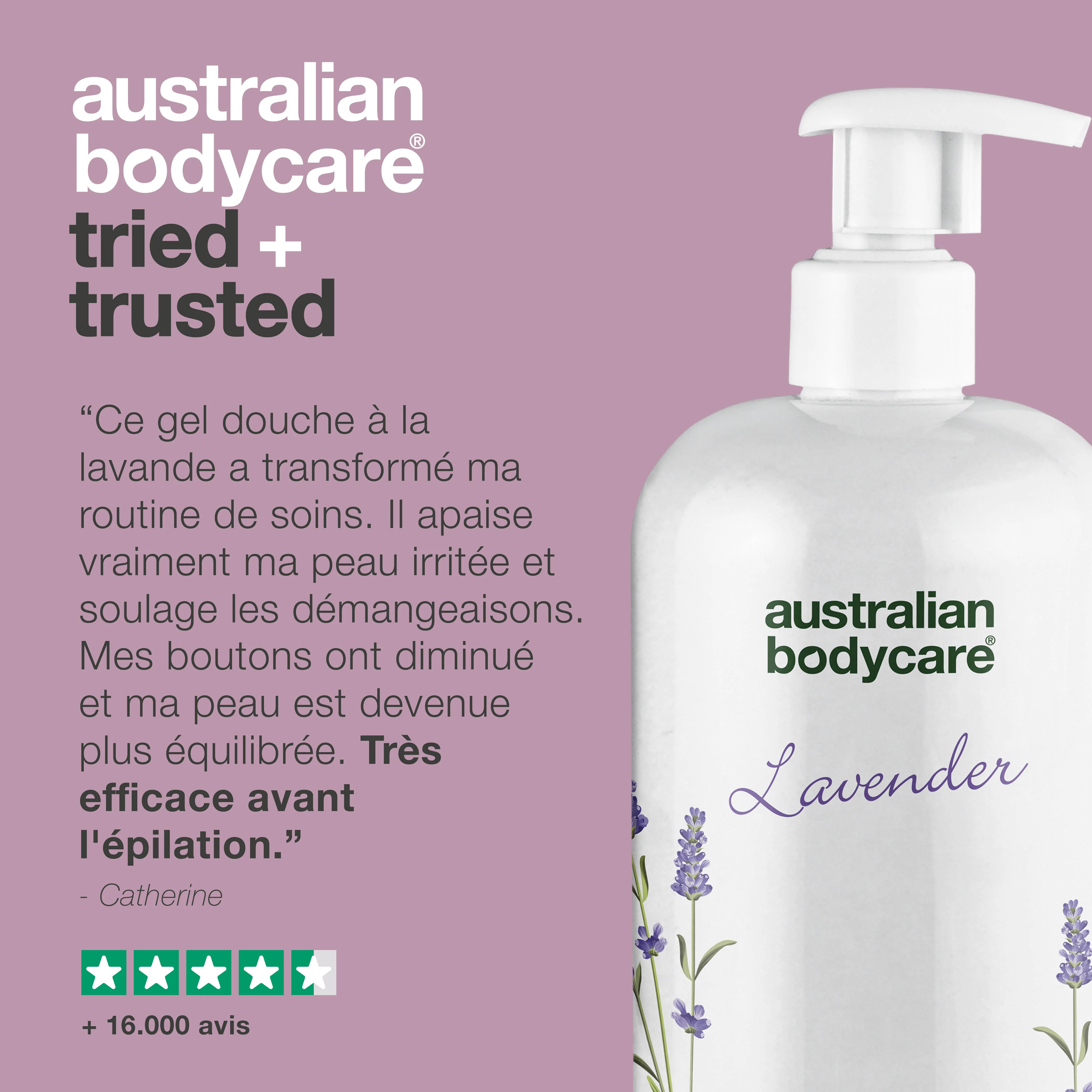 Professionnel Savon pour le corps à l’huile de tea tree & lavande — Gel douche à l'huile de tea tree et à la lavande pour le lavage quotidien du corps - Image 5