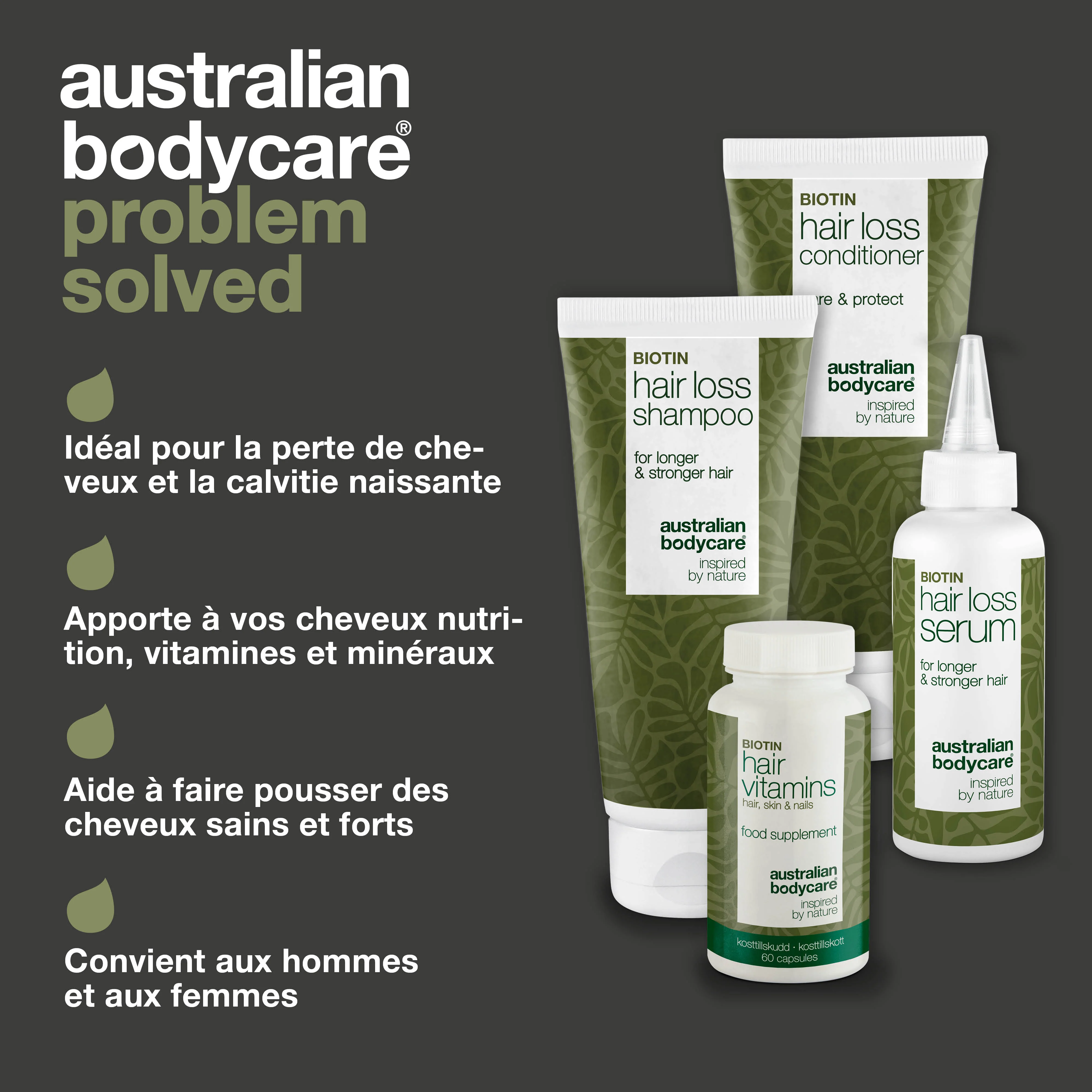 4 produits pour les soins de la perte de cheveux et les cheveux clairsemés — Produits contre la chute des cheveux contenant de la biotine, de l'huile de tea tree et du Capilia Longa - Image 3