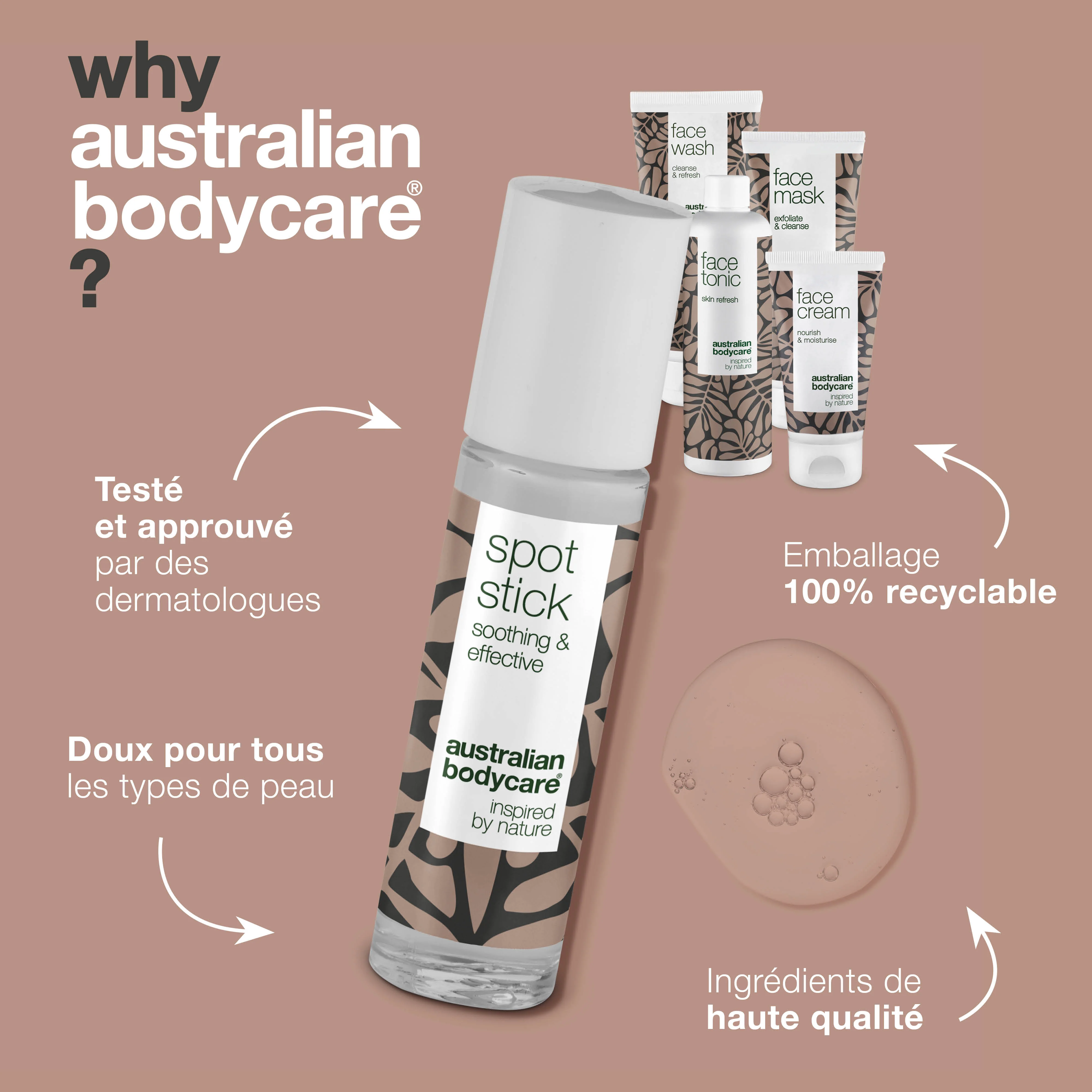 Kit de masque de beauté pour les peaux à imperfections — 5 produits nettoyants pour les peaux grasses avec boutons et points noirs - Image 4
