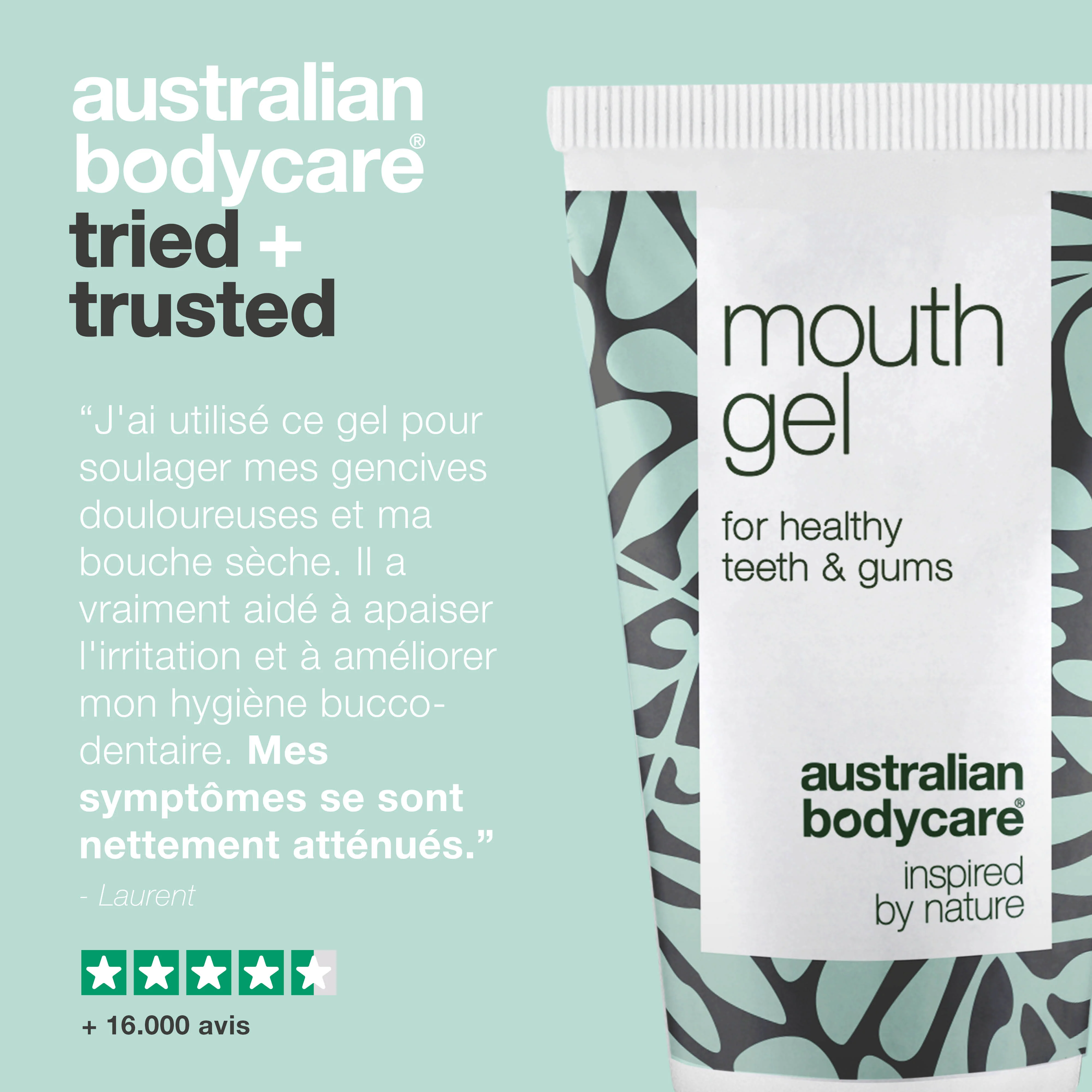 Gel à l’huile de tea tree pour une hygiène bucco dentaire — Gel pour le soin de la bouche sèche et gencives douloureuses - Image 5