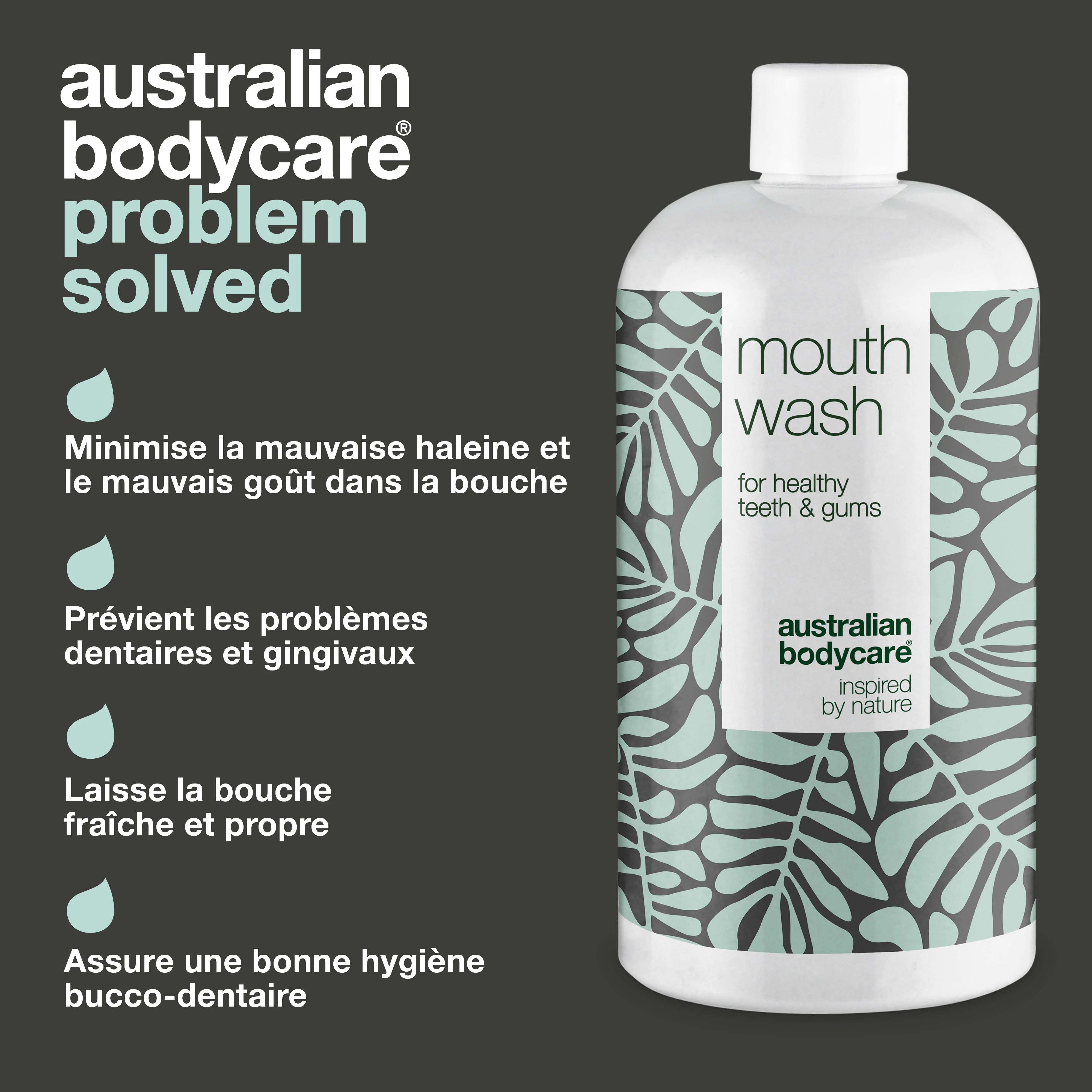 Bain de bouche à l’huile de tea tree pour une bonne hygiène bucco dentaire — Contre la mauvaise haleine et traitement de la gingivite, candidose et parodontite - Image 3