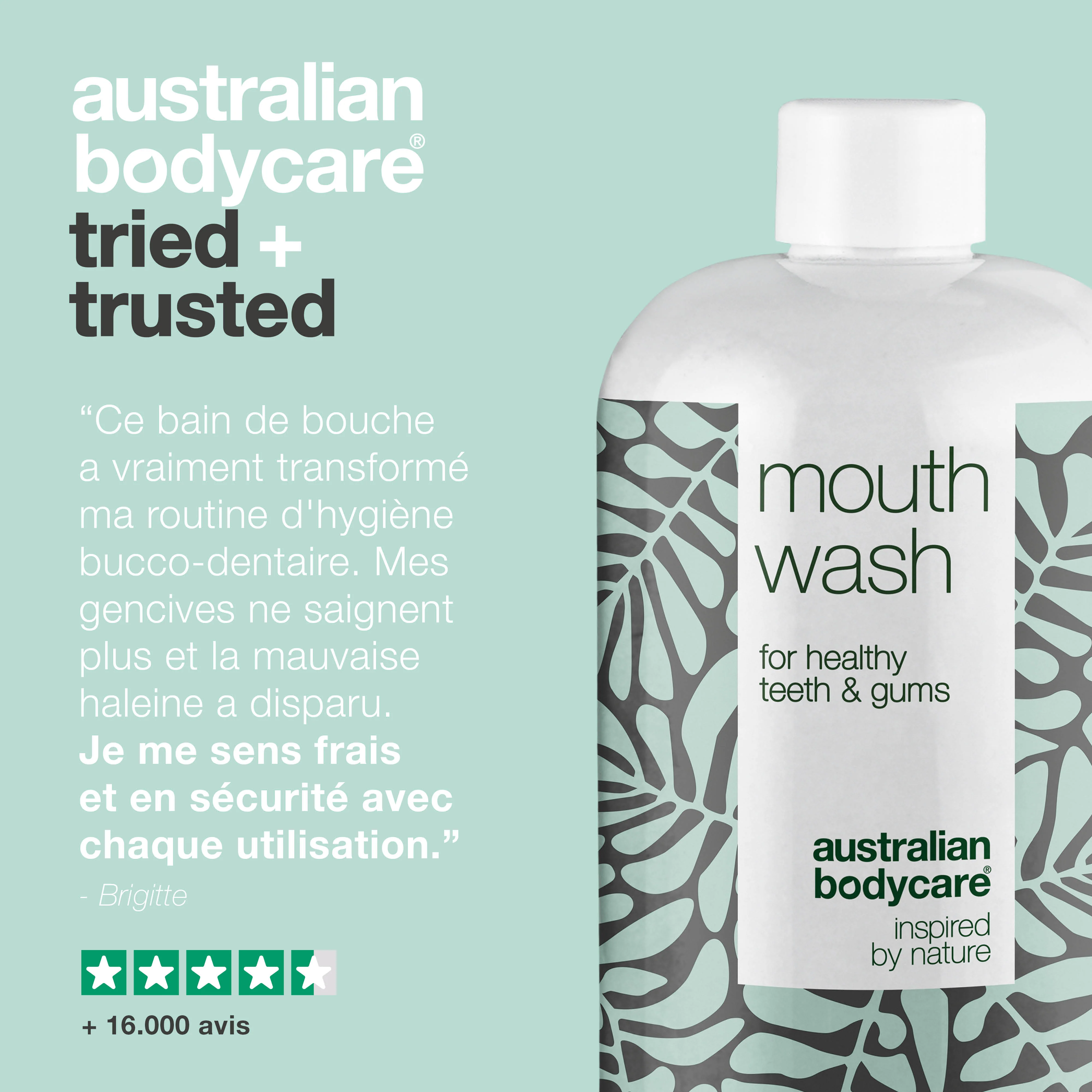 Bain de bouche à l’huile de tea tree pour une bonne hygiène bucco dentaire — Contre la mauvaise haleine et traitement de la gingivite, candidose et parodontite - Image 5