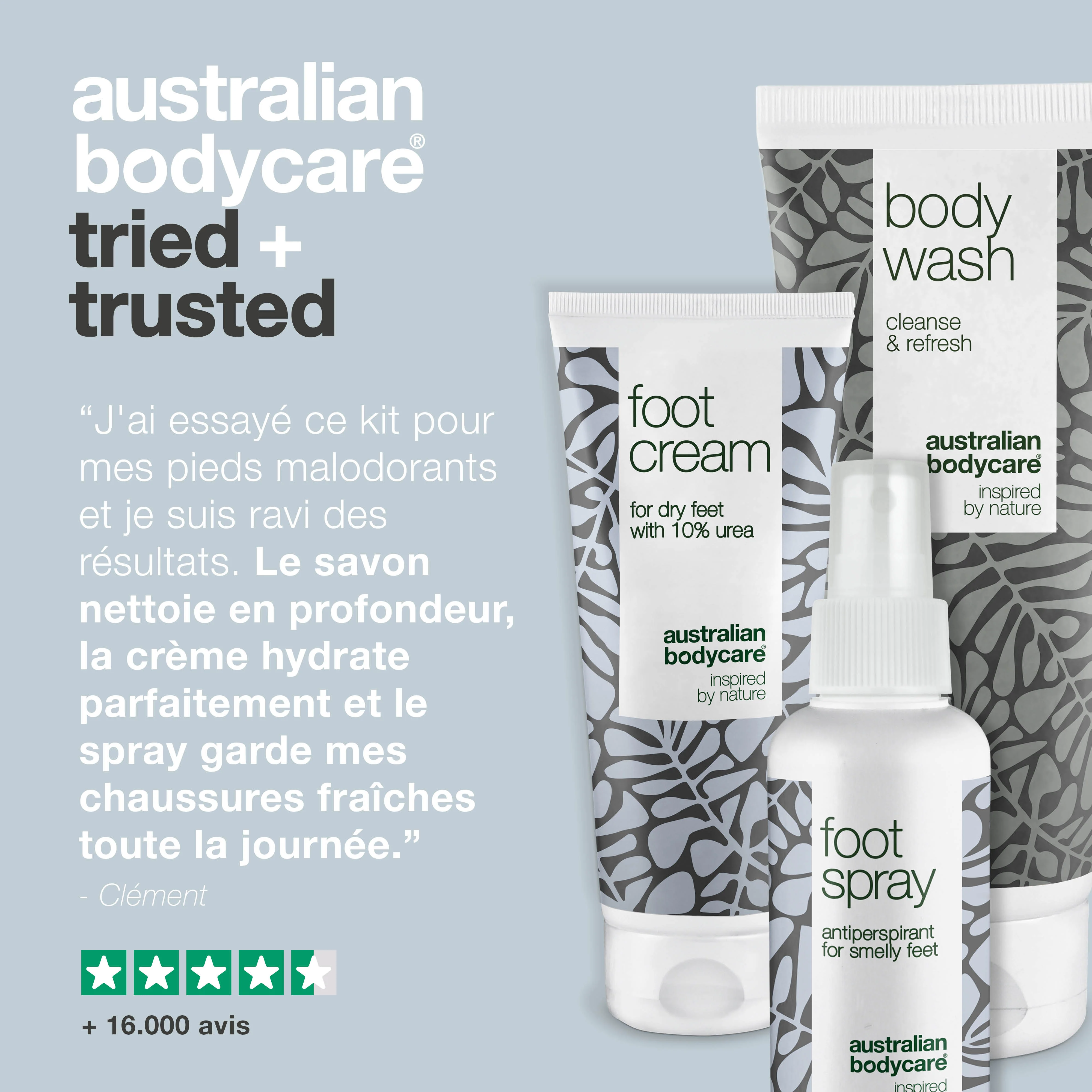 Kit de 3 produits contre les odeur et la transpiration des pieds — efficaces pour les pieds et chaussures malodorants - Image 5