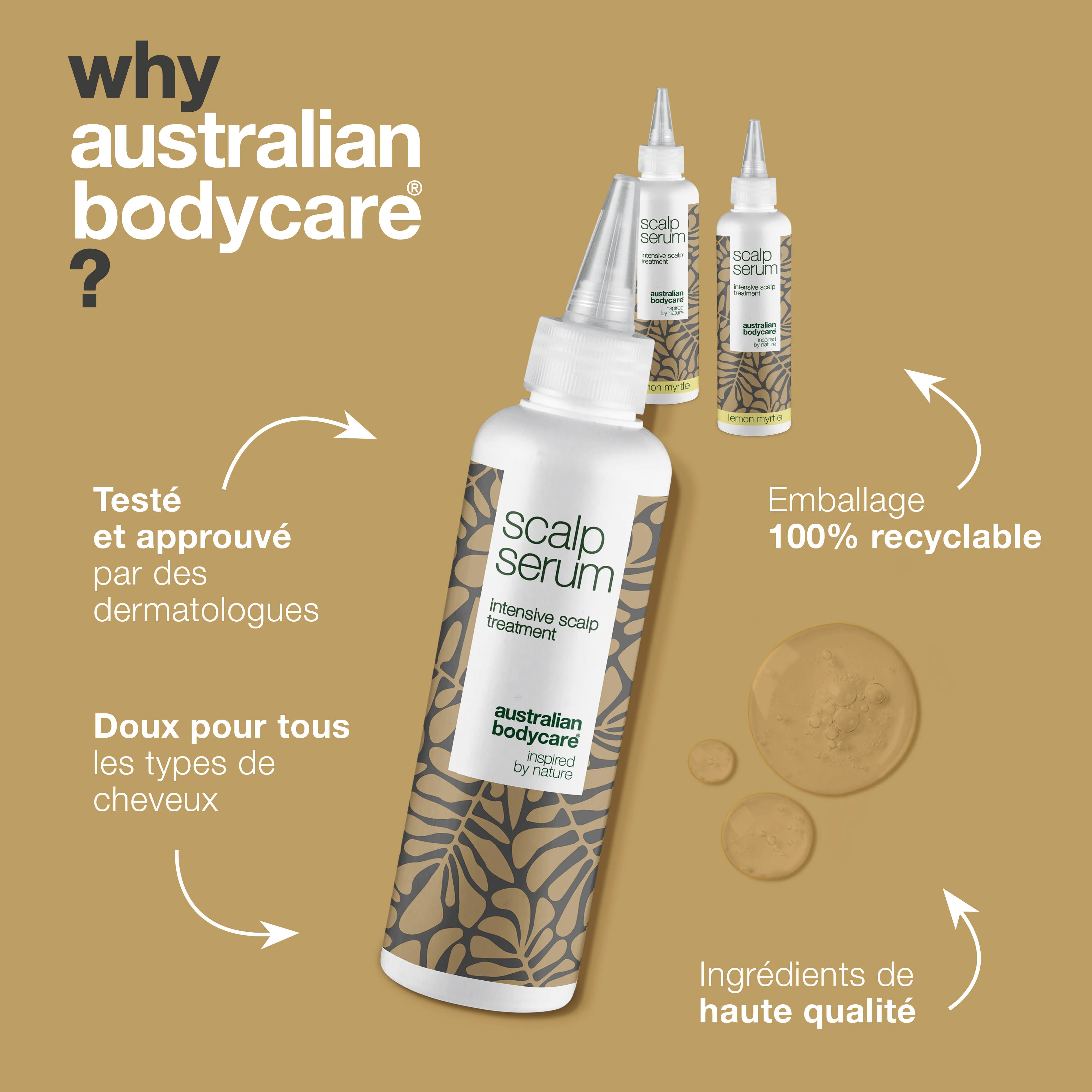 3 pour 2 Traitement du cuir chevelu au sérum 150 ml - achat groupé — Lot de 3 sérums cuir chevelu (150 ml) : Tea Tree & Myrte citronnée - Image 4