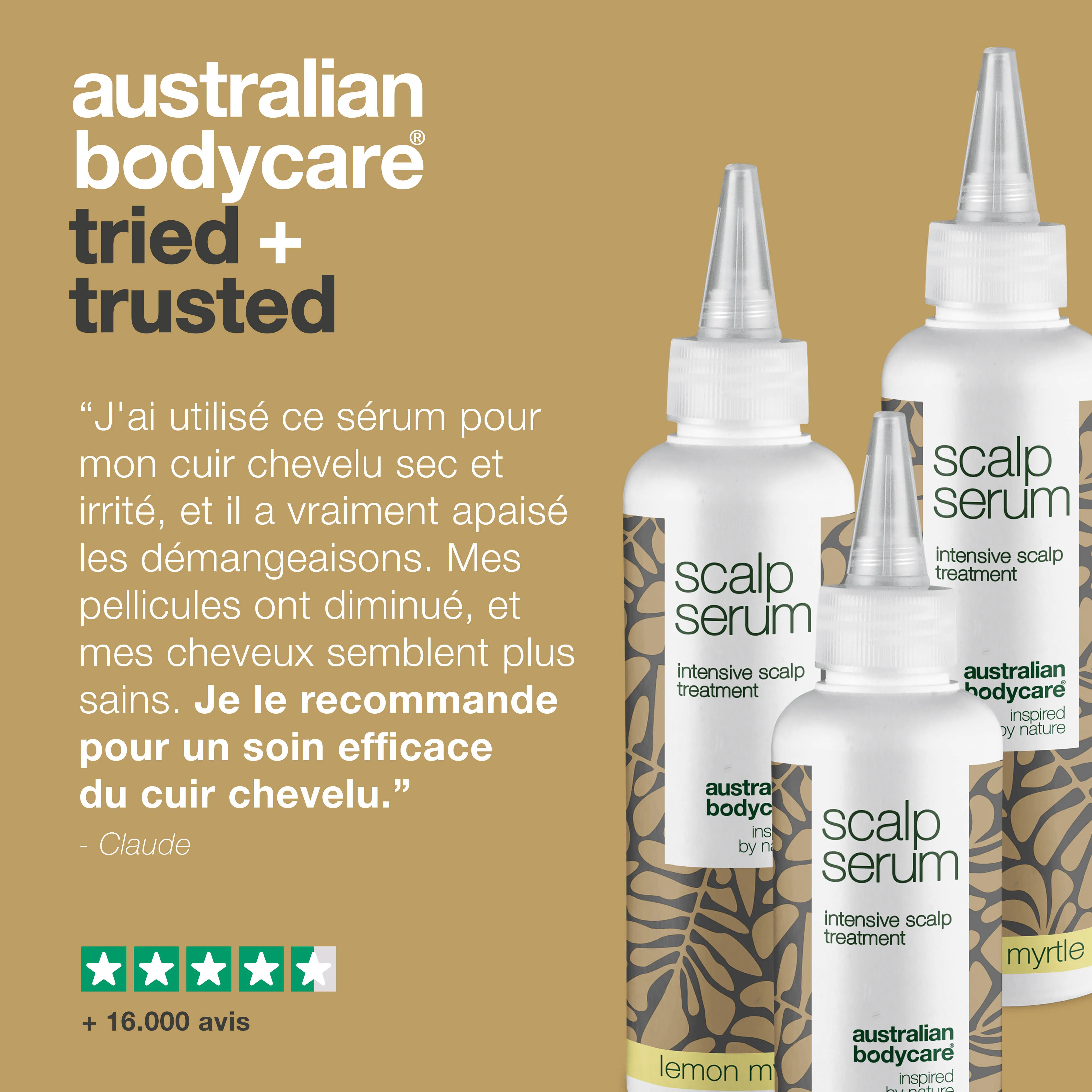 3 pour 2 Traitement du cuir chevelu au sérum 150 ml - achat groupé — Lot de 3 sérums cuir chevelu (150 ml) : Tea Tree & Myrte citronnée - Image 5