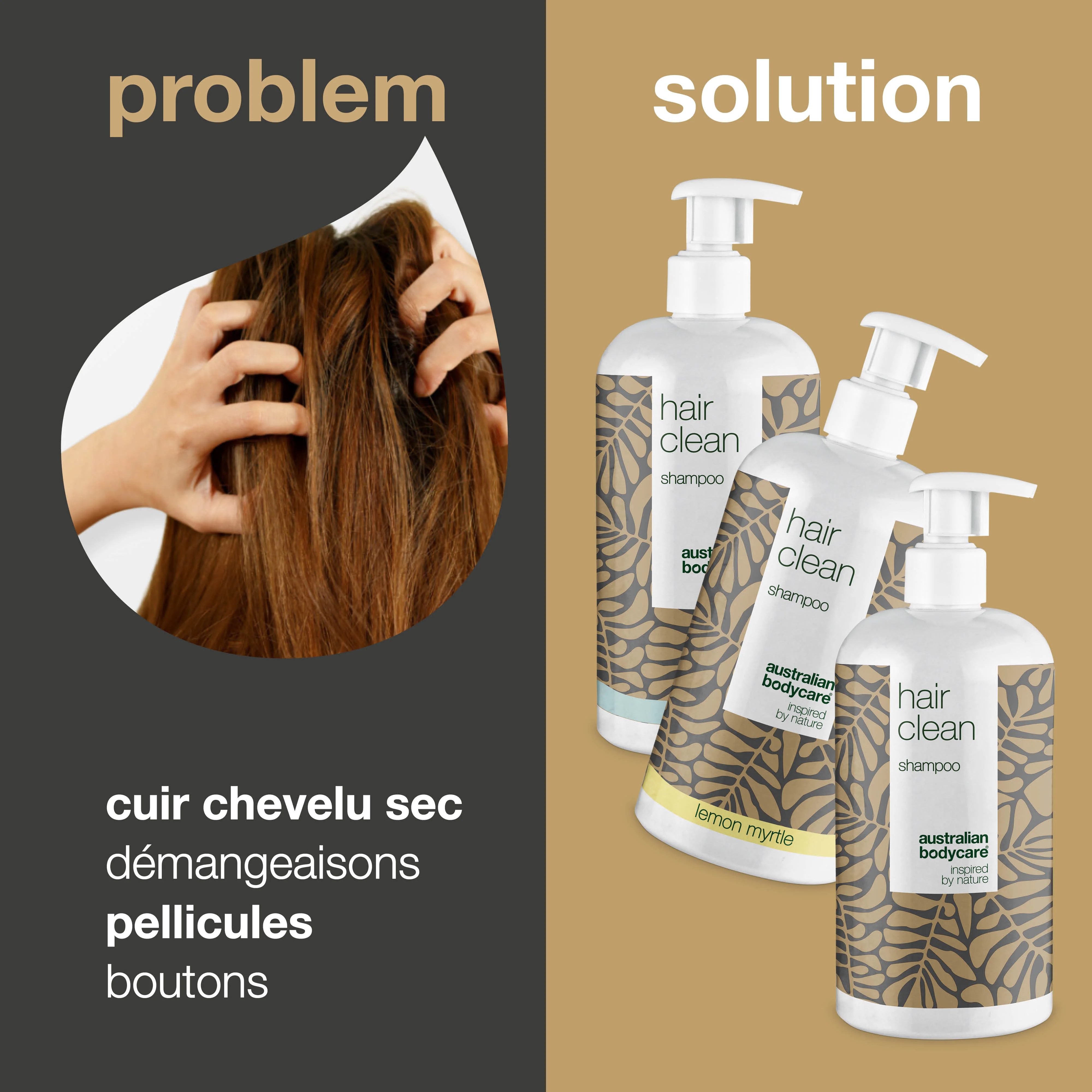 3 pour 2 Shampoing au Tea Tree 500 ml - achat groupé — Offre groupée avec 3 shampooings (500 ml) : Huile de Tea Tree, Myrte Citronnée & Menthe - Image 2