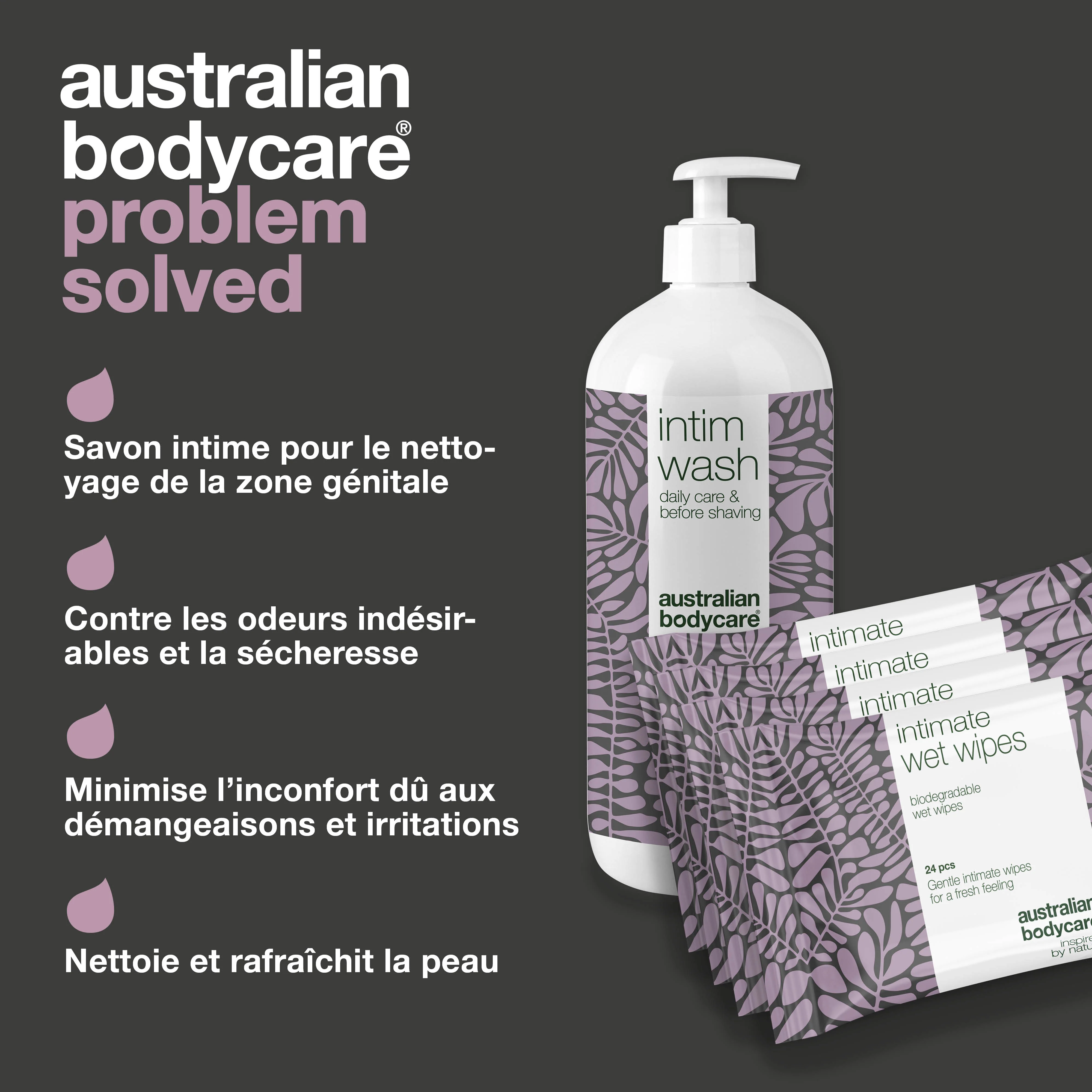 Pack pour les bons soins intimes — Savon et lingettes intimes contre les démangeaisons, les brûlures et les odeurs - Image 3