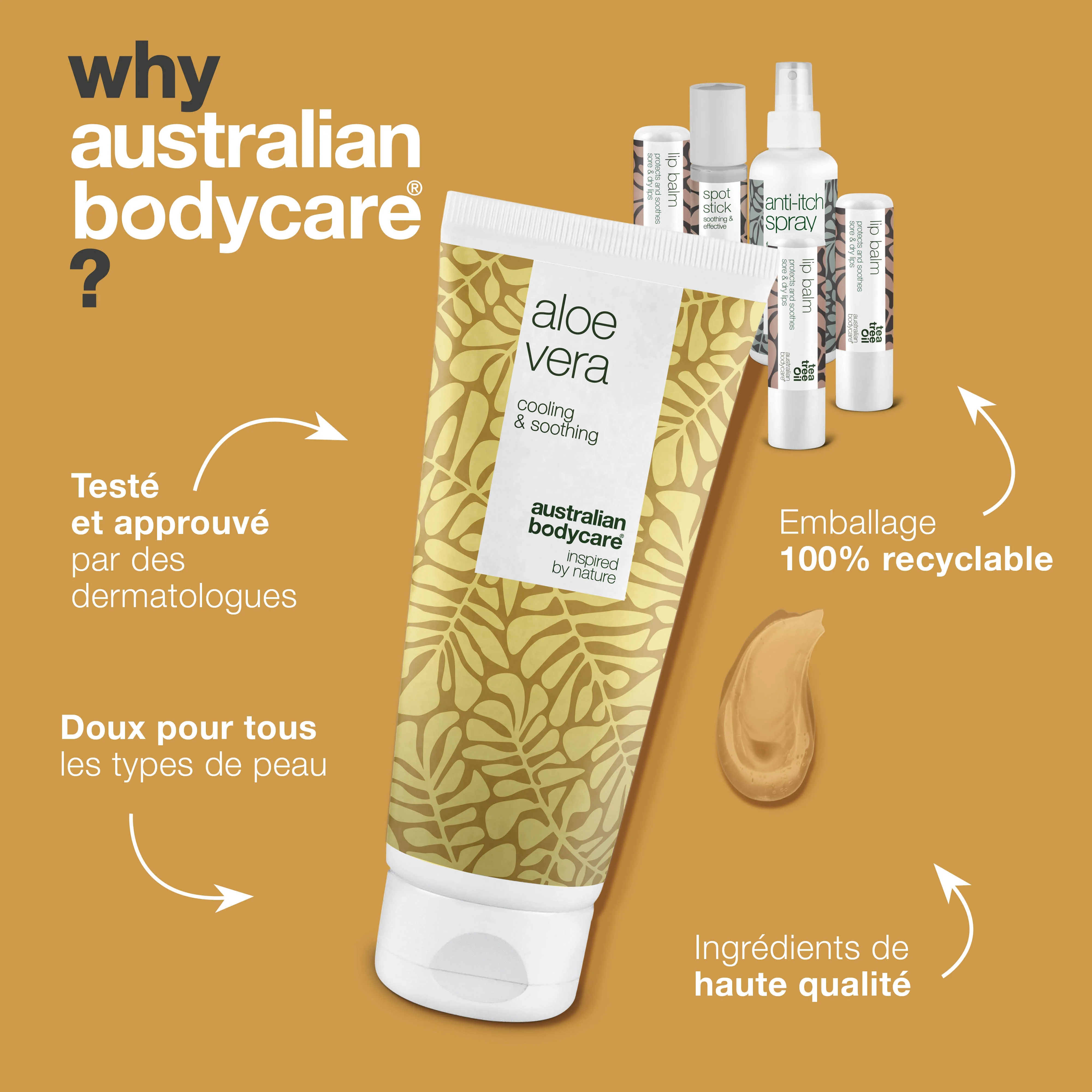 Kit de 4 produits pour l'été — Produits pour soigner les coups de soleil ou autres problèmes de peau - Image 3