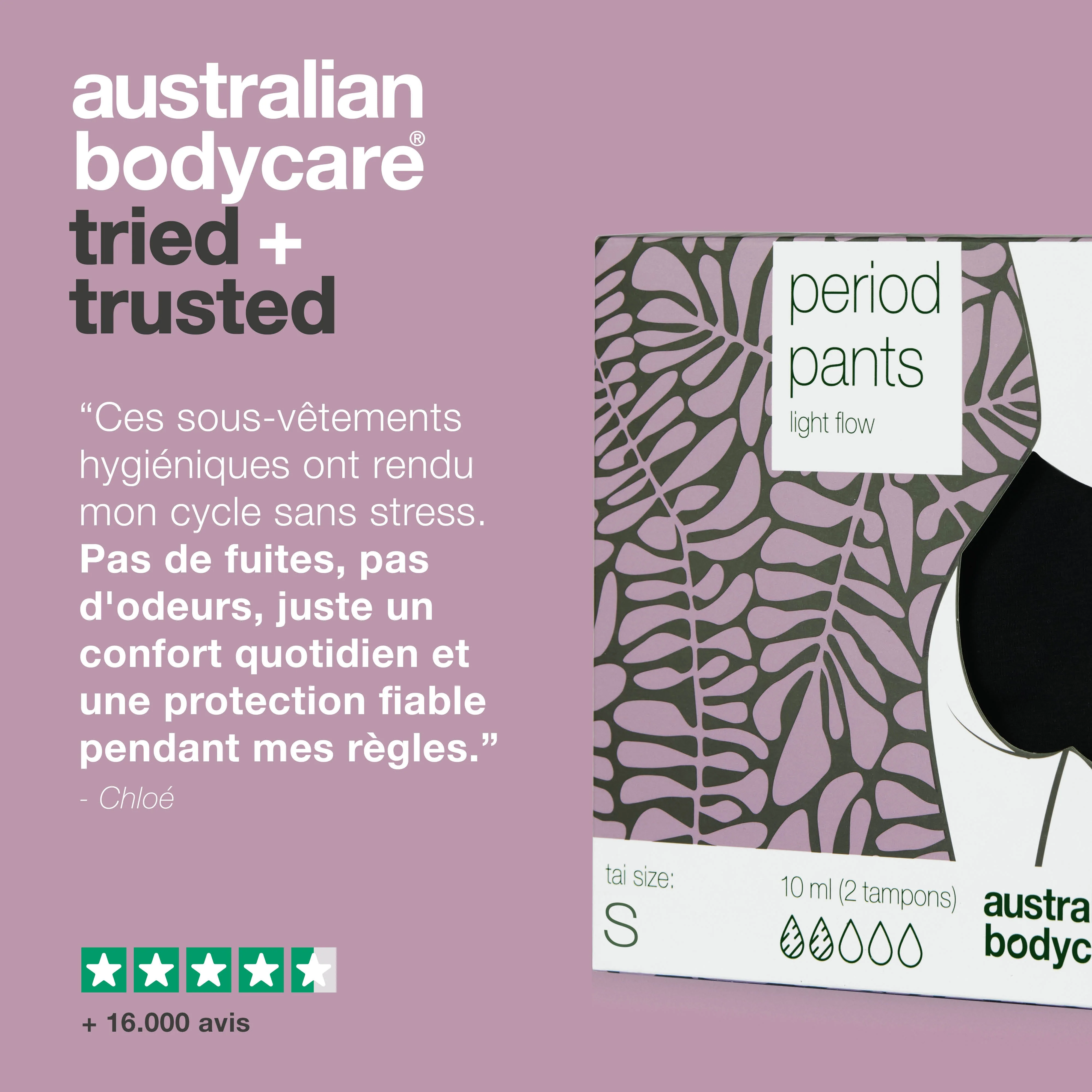 Culottes menstruelles – Oubliez tampons et serviettes — Optez pour les culottes menstruelles réutilisables. Confortables, anti-fuites et idéales jour et nuit. - Image 5
