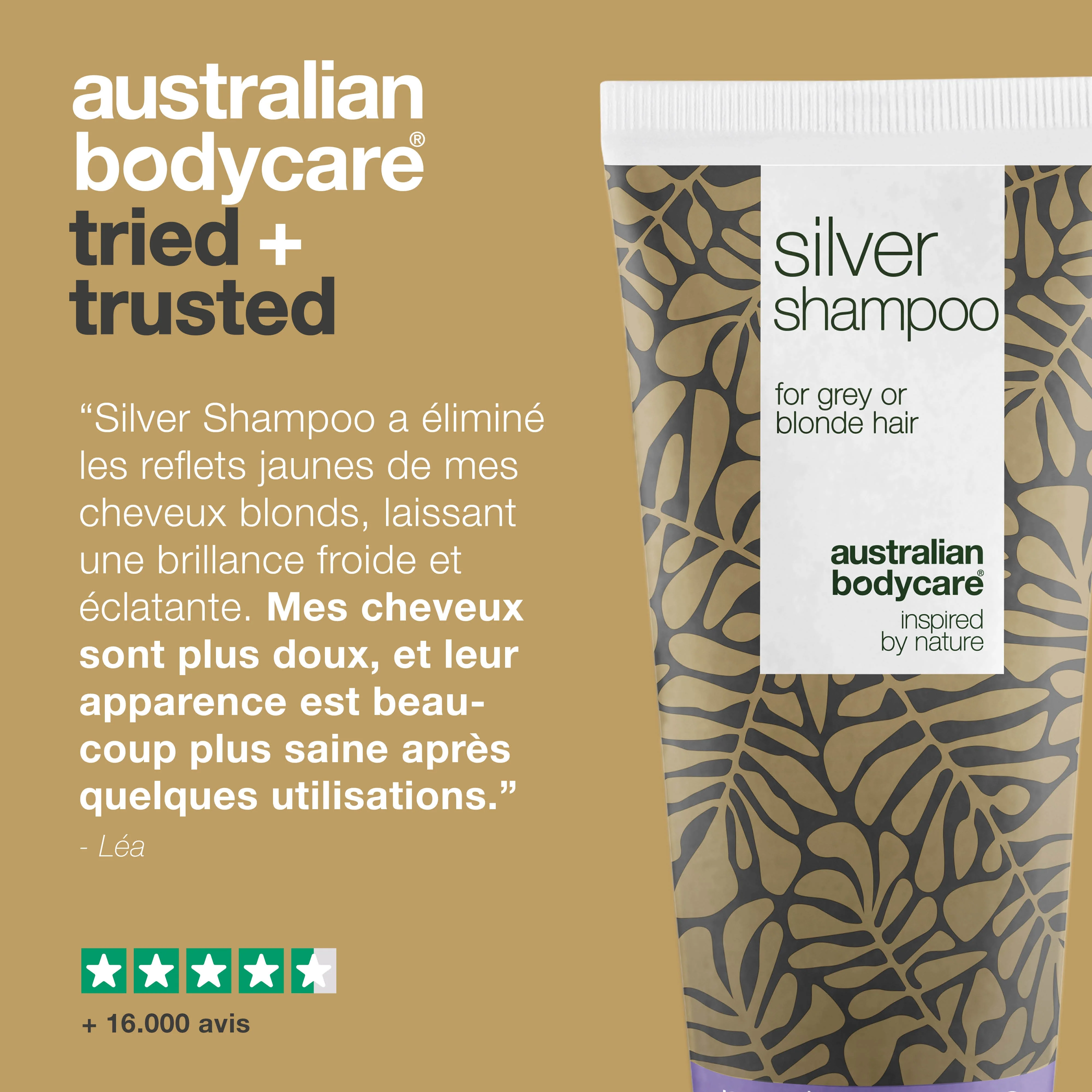 Silver Shampoo – Pour des cheveux blonds et gris frais et éclatants — Silver Shampoo réduit les reflets jaunes et améliore les tons froids. Idéal pour cheveux blonds et gris. - Image 5