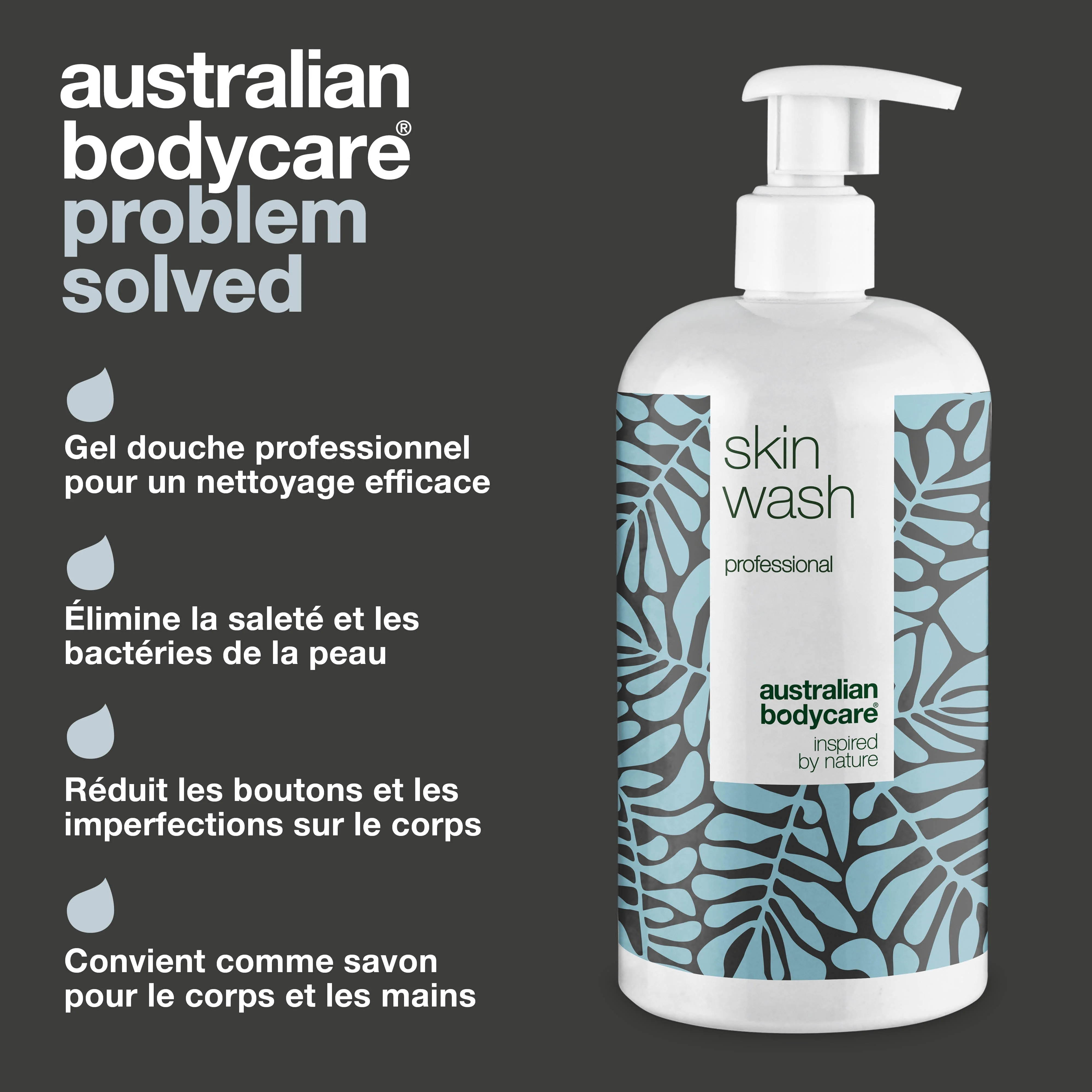 Professionnel Nettoyant pour la peau à l'huile de tea tree — Gel douche professionnel contre les boutons et la peau impure - Image 3