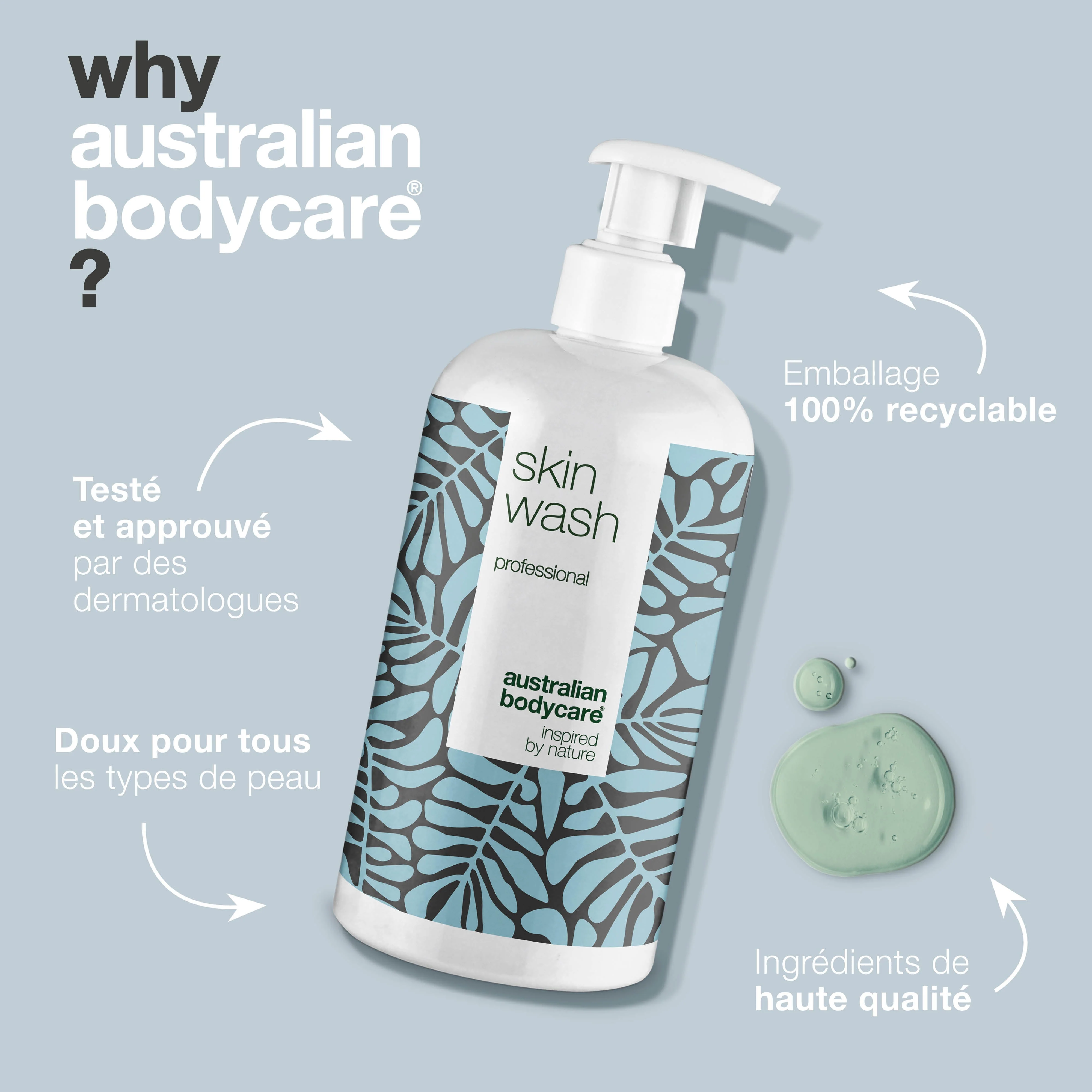 Professionnel Nettoyant pour la peau à l'huile de tea tree — Gel douche professionnel contre les boutons et la peau impure - Image 4